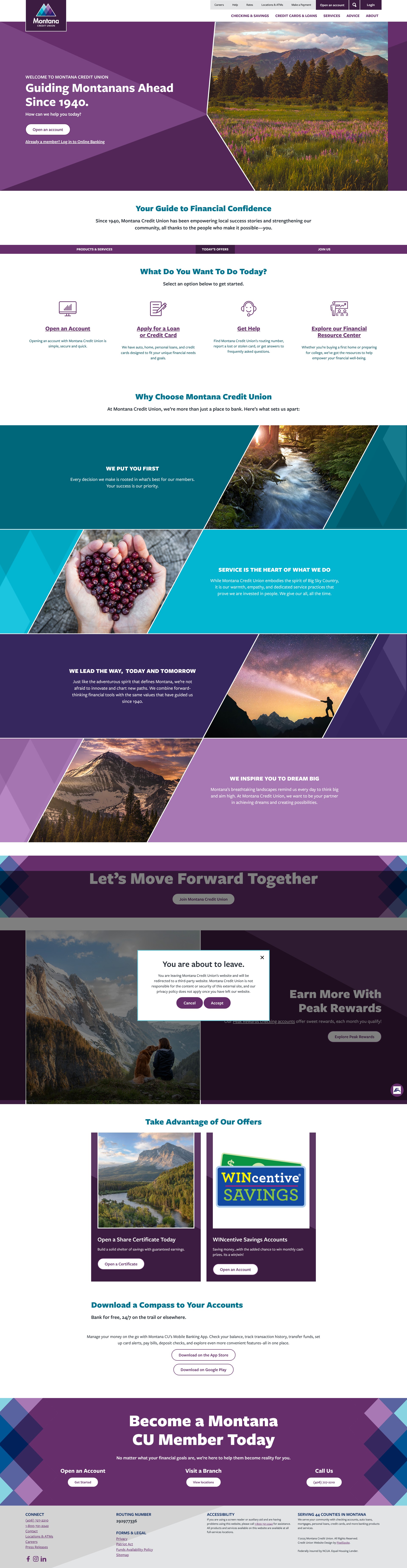 Screenshot of montanacu.com