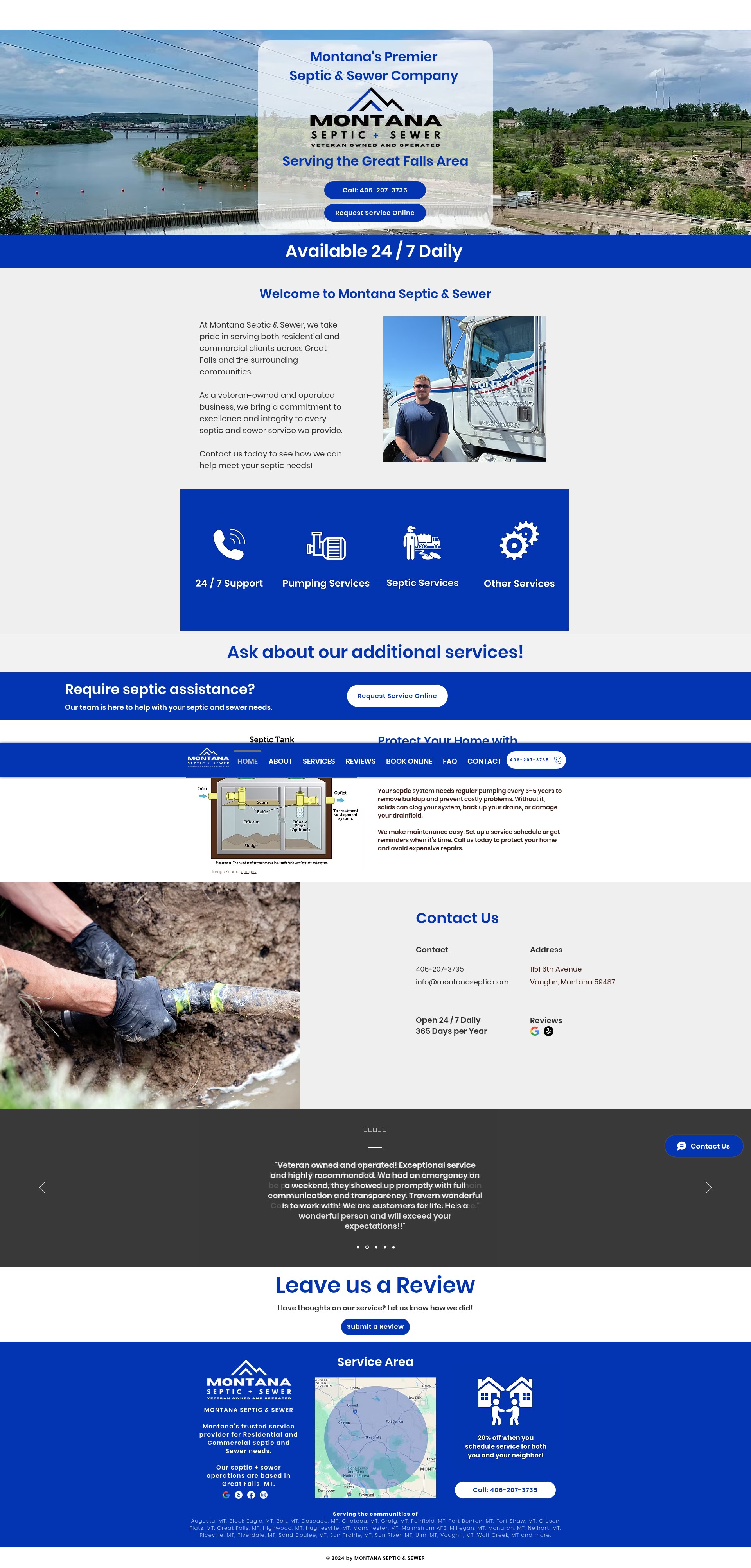 Screenshot of montanaseptic.com