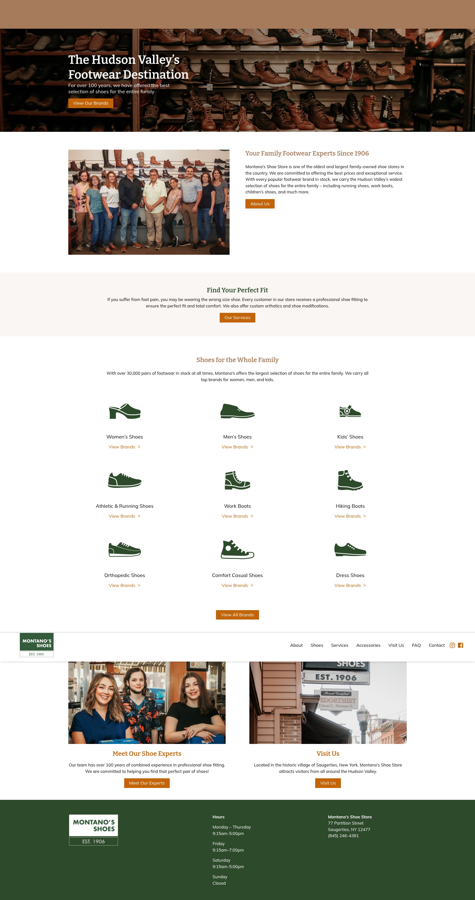 Screenshot of montanosshoestore.com
