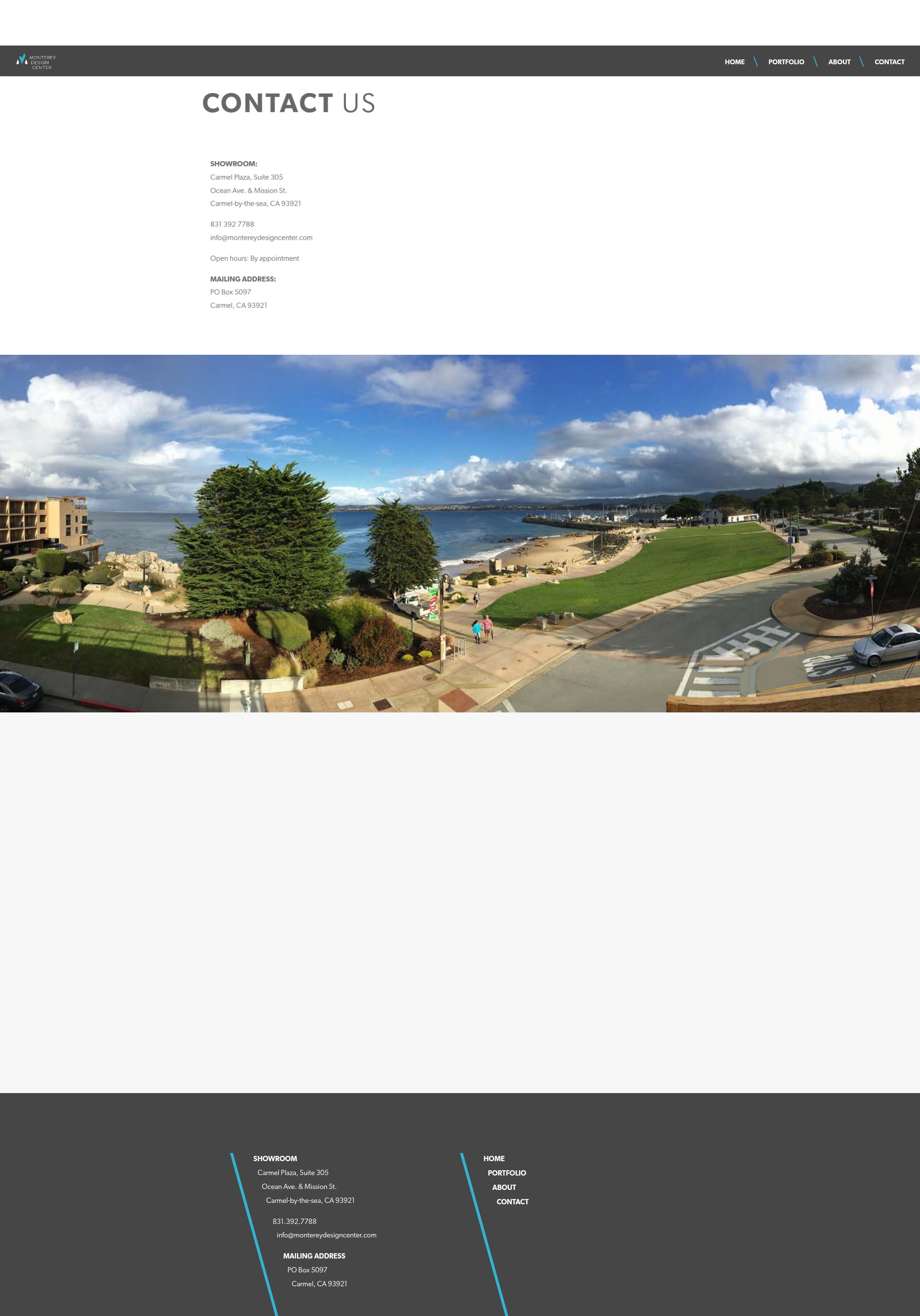 Screenshot of montereydesigncenter.com