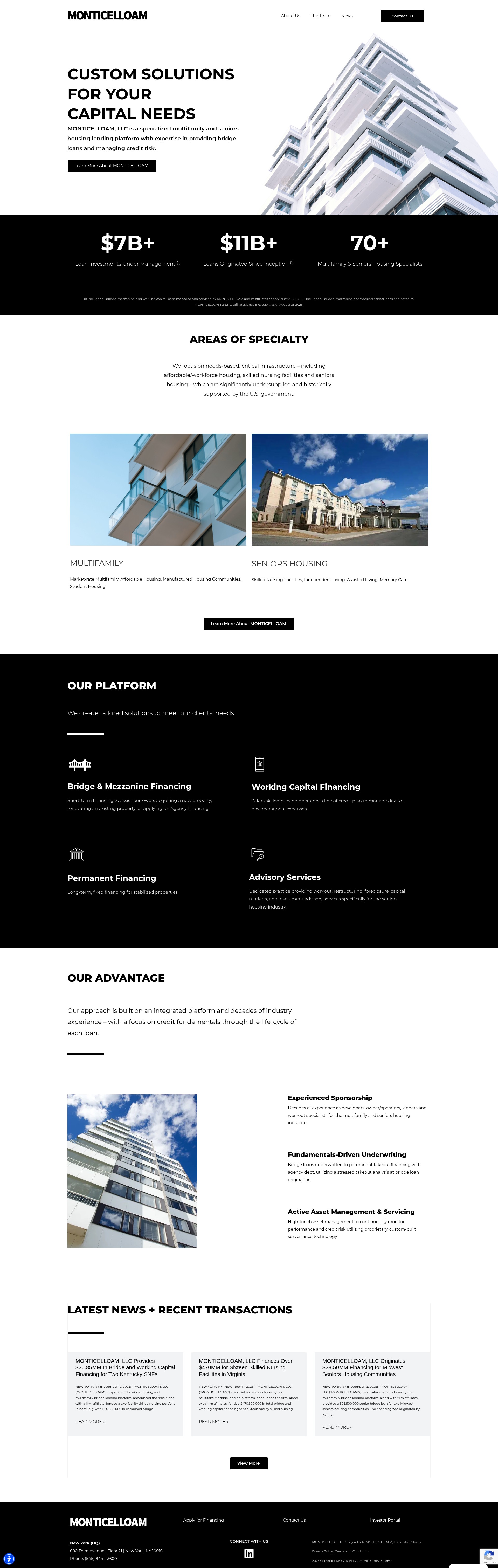 Screenshot of monticelloam.com