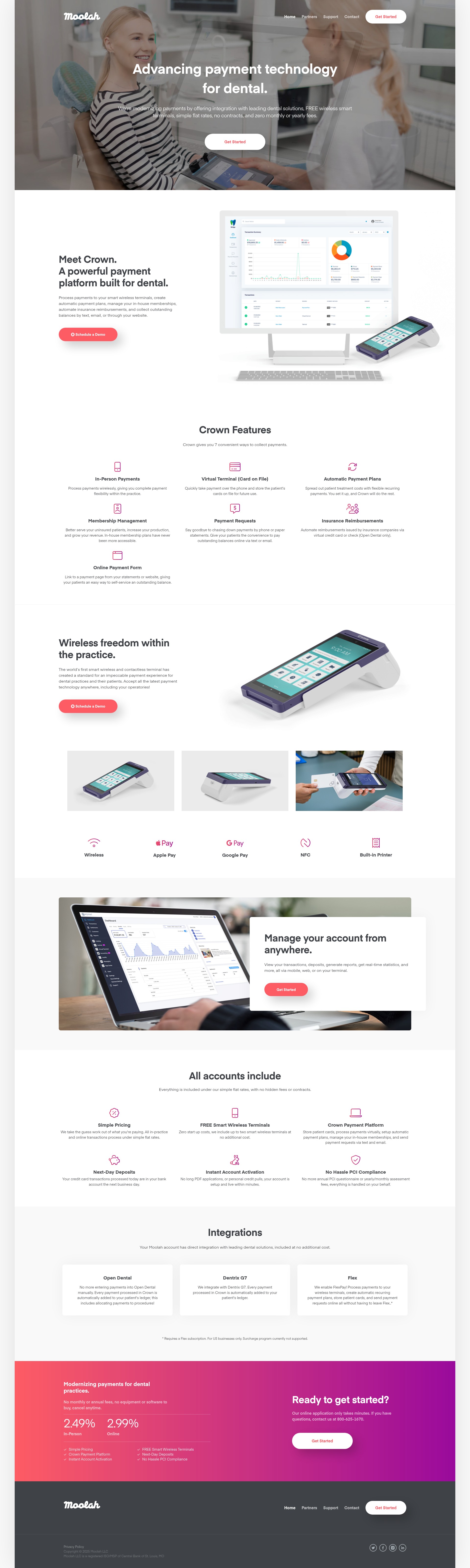 Screenshot of moolah.cc
