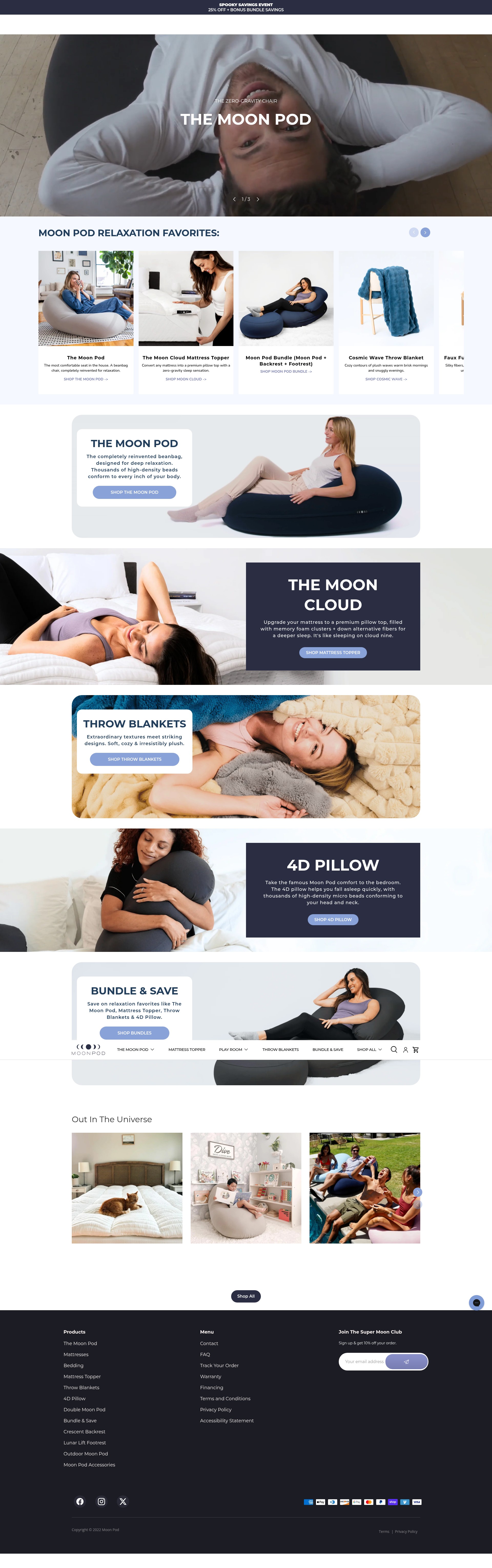 Screenshot of moonpod.co