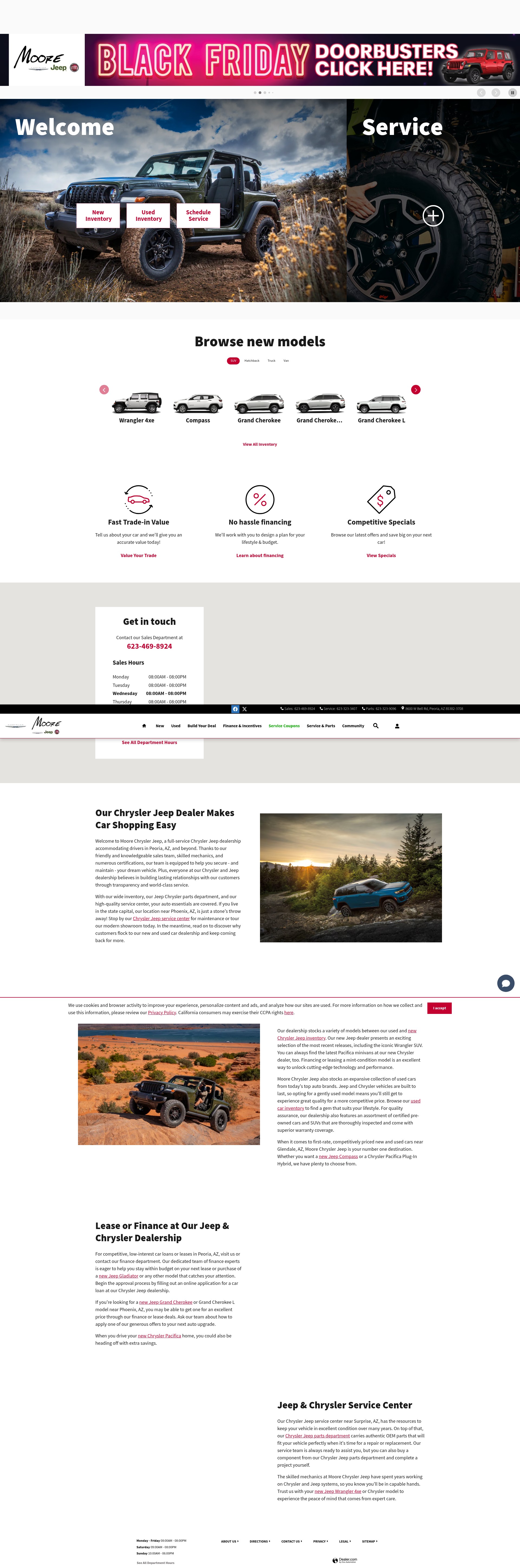 Screenshot of mooreauto.com