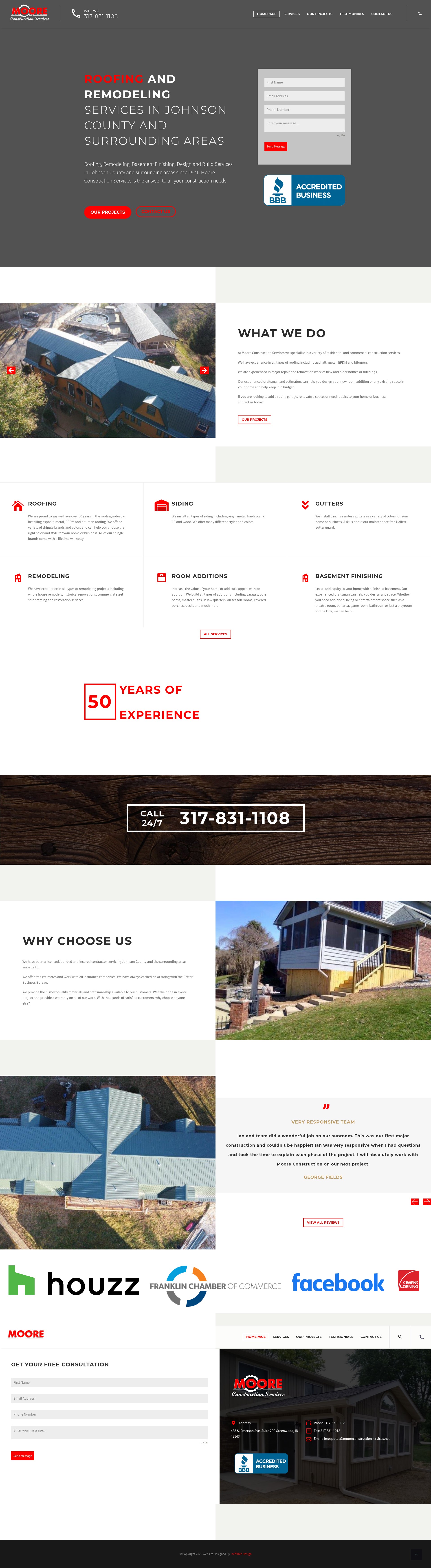 Screenshot of mooreconstructionservices.net