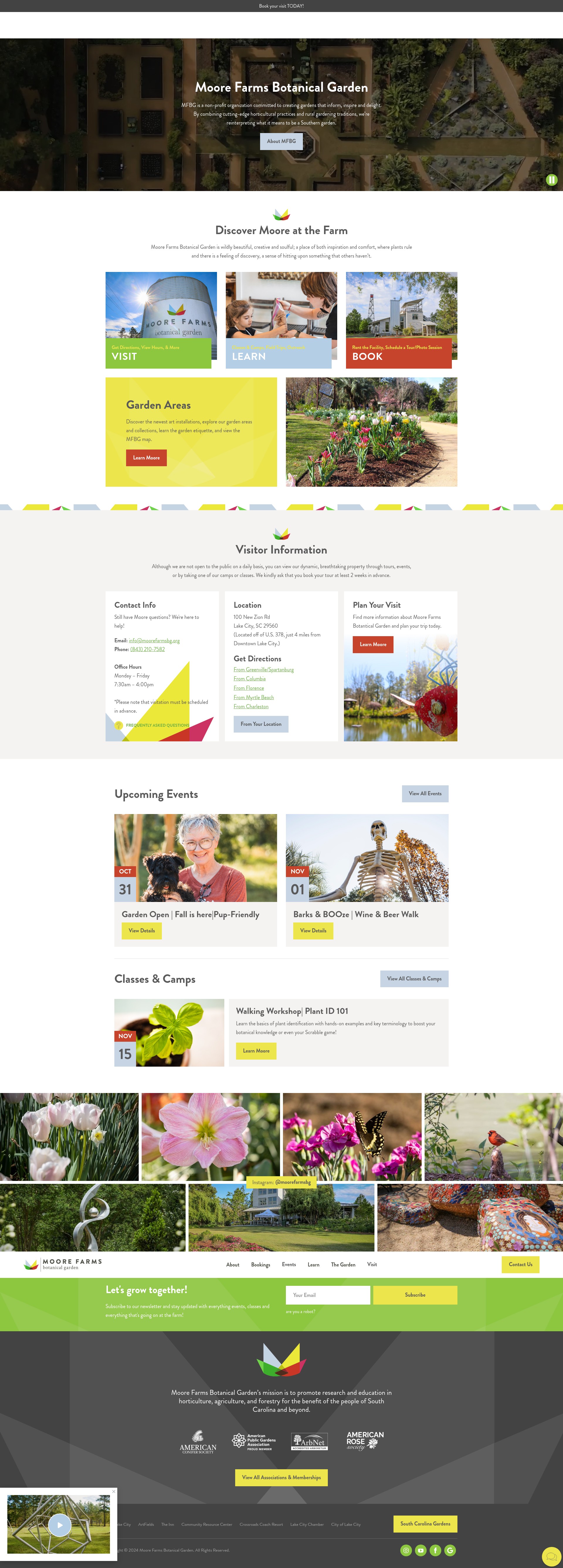 Screenshot of moorefarmsbg.org