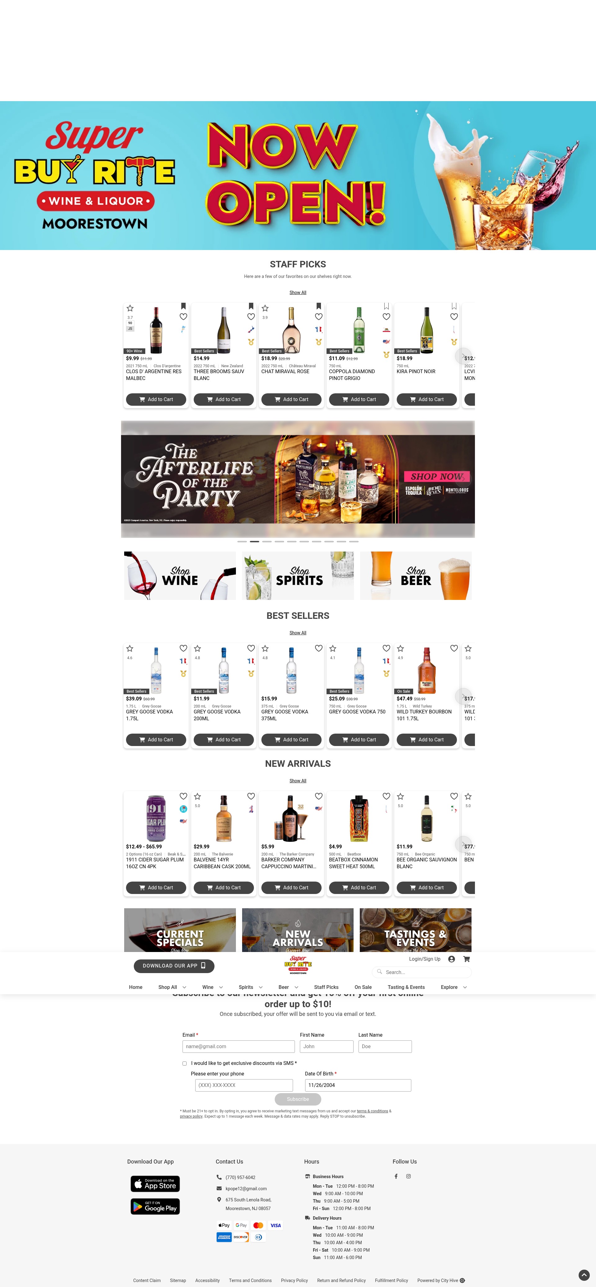 Screenshot of moorestownbuyrite.com