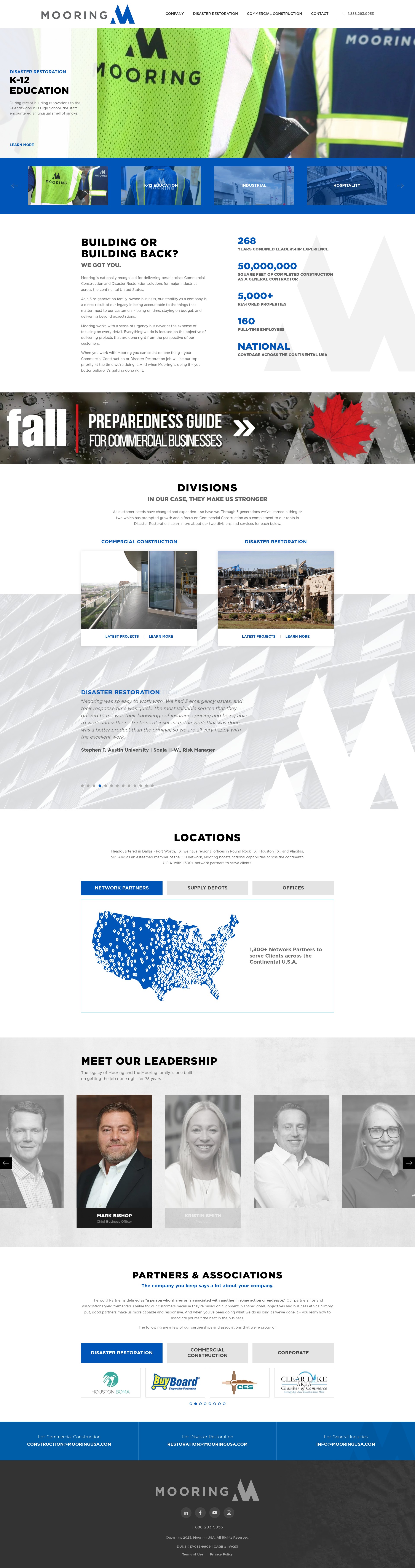 Screenshot of mooringusa.com