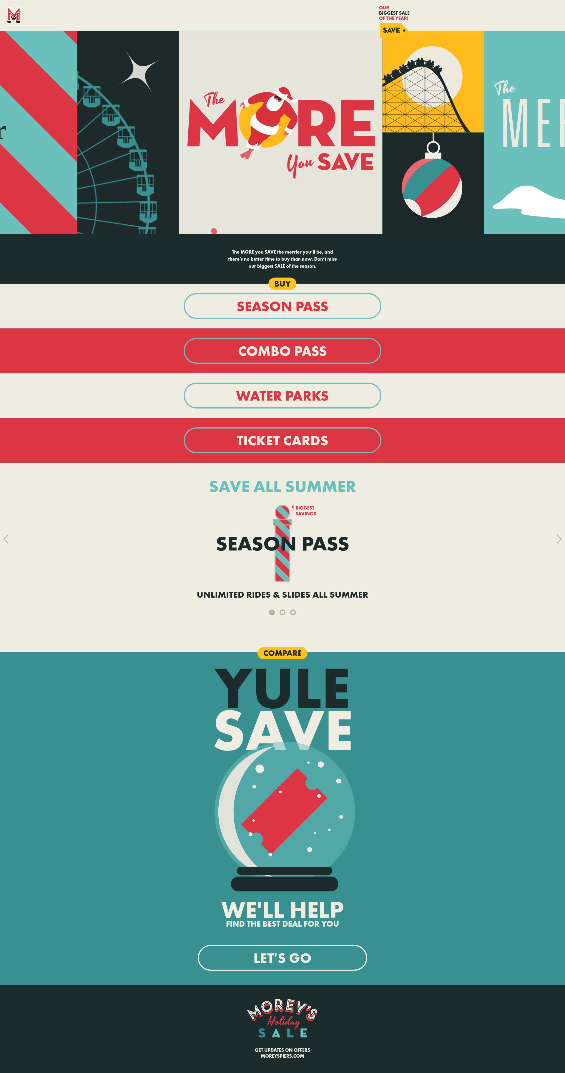 Screenshot of moreysholidaysale.com