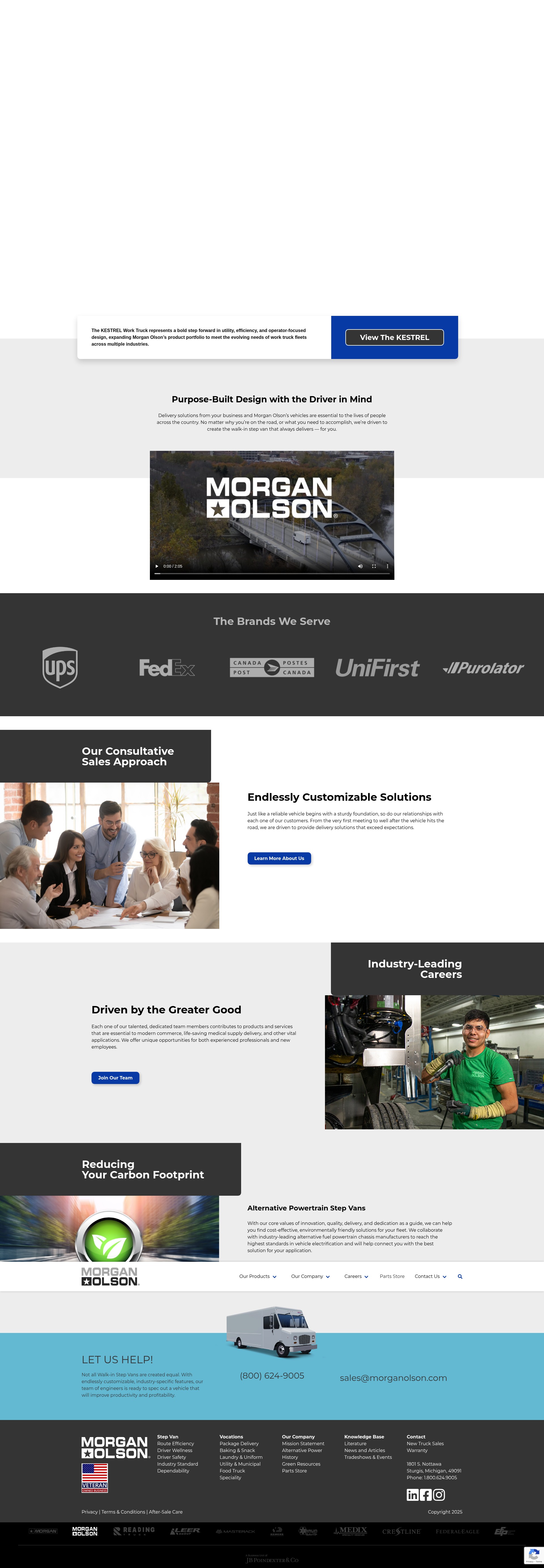 Screenshot of morganolson.com
