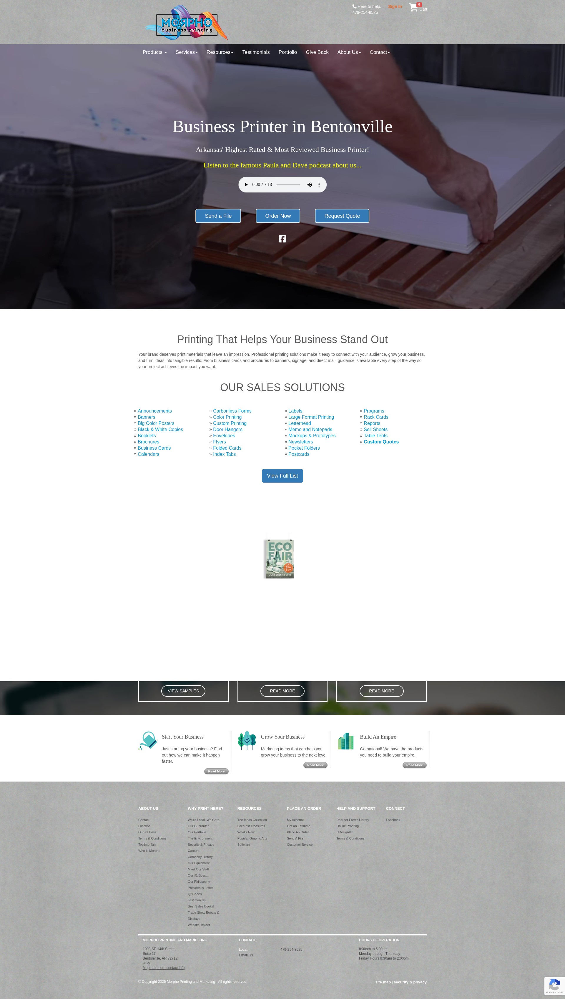 Screenshot of morphoprinting.com