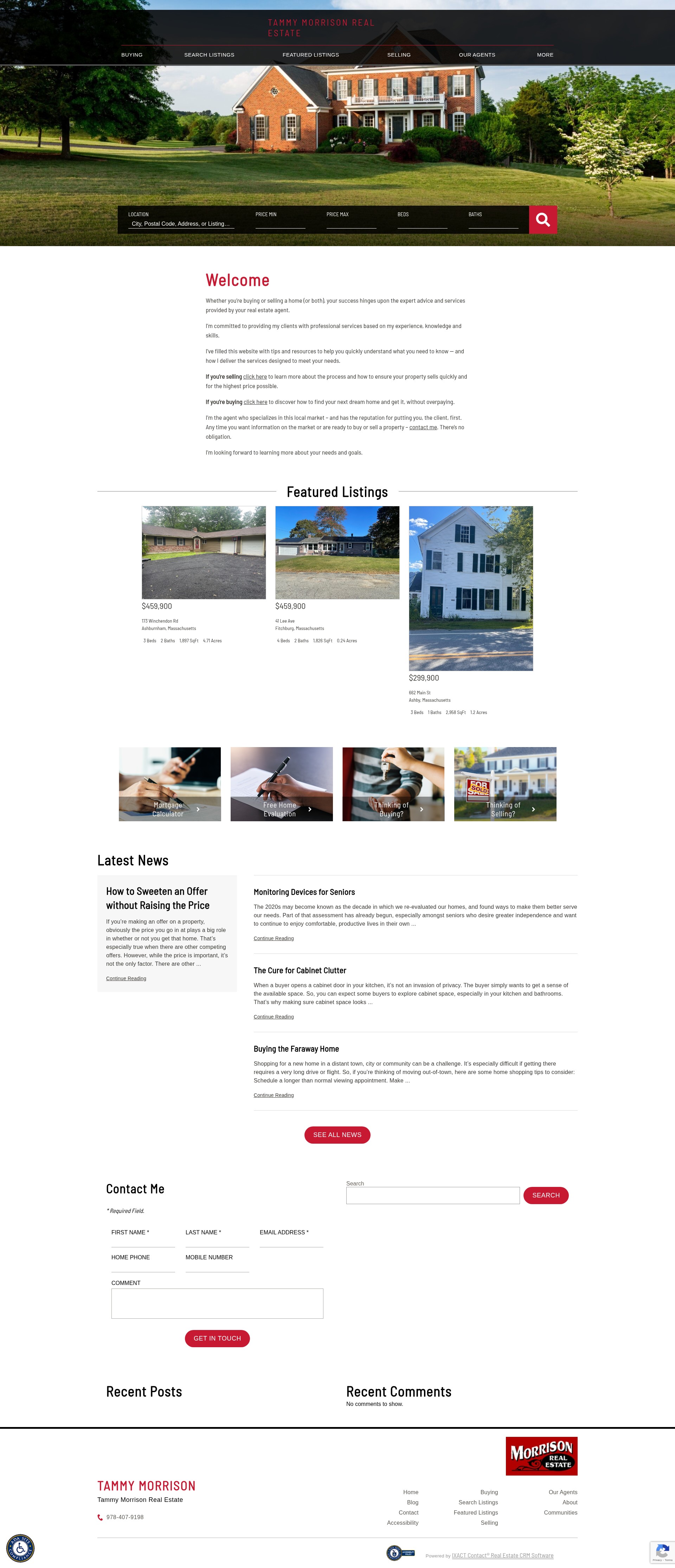 Screenshot of morrison1realestate.com