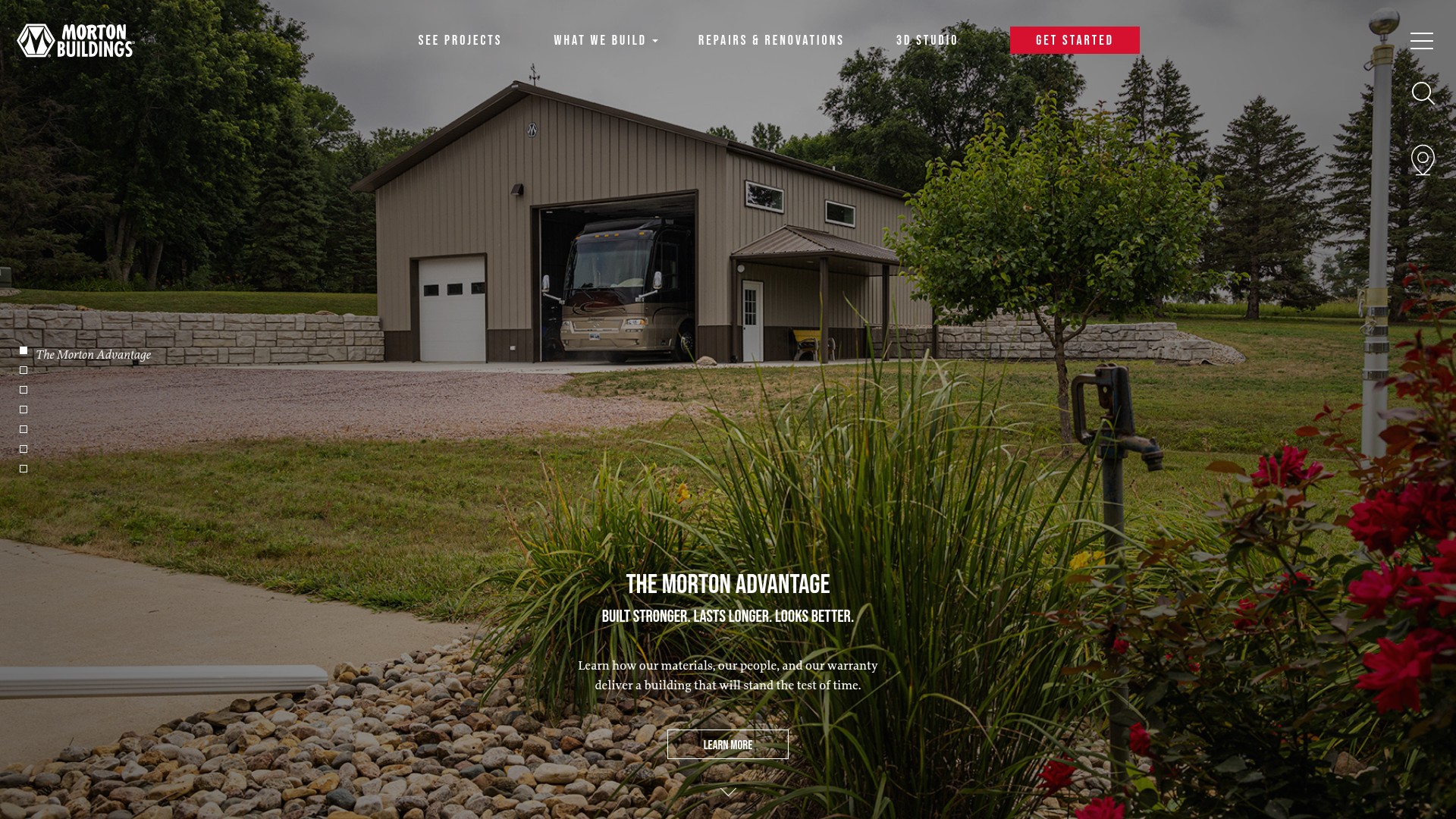 Screenshot of mortonbuildings.com