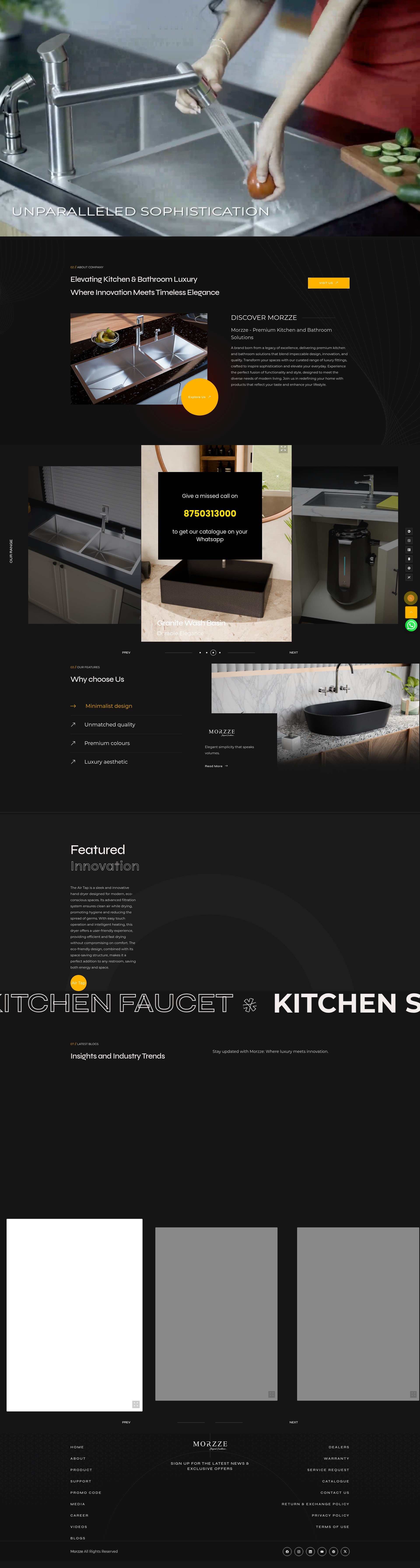 Screenshot of morzze.com
