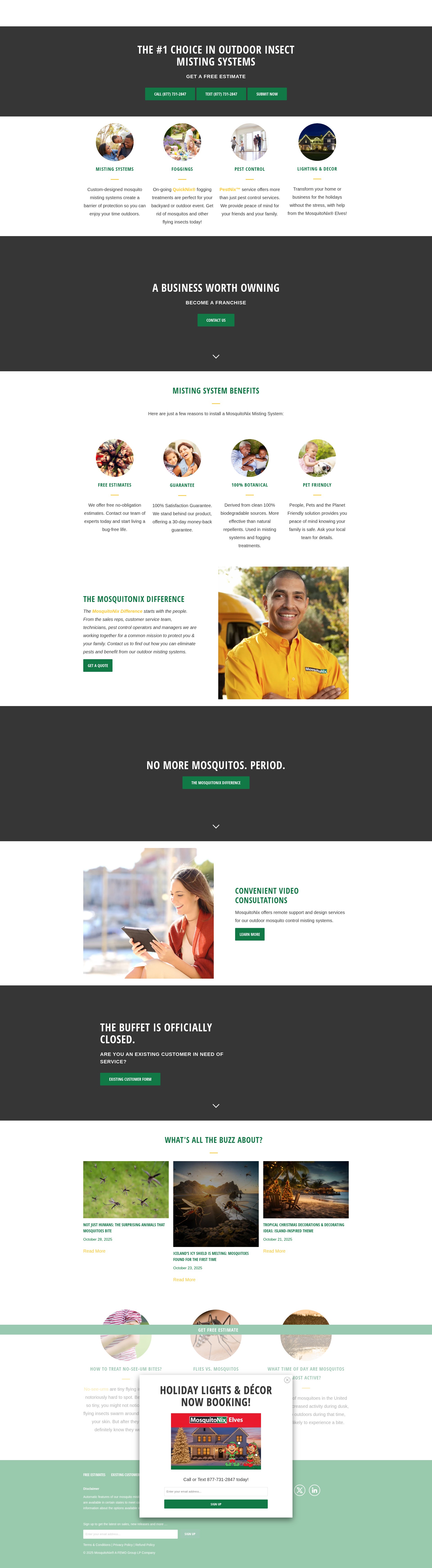 Screenshot of mosquitonix.com