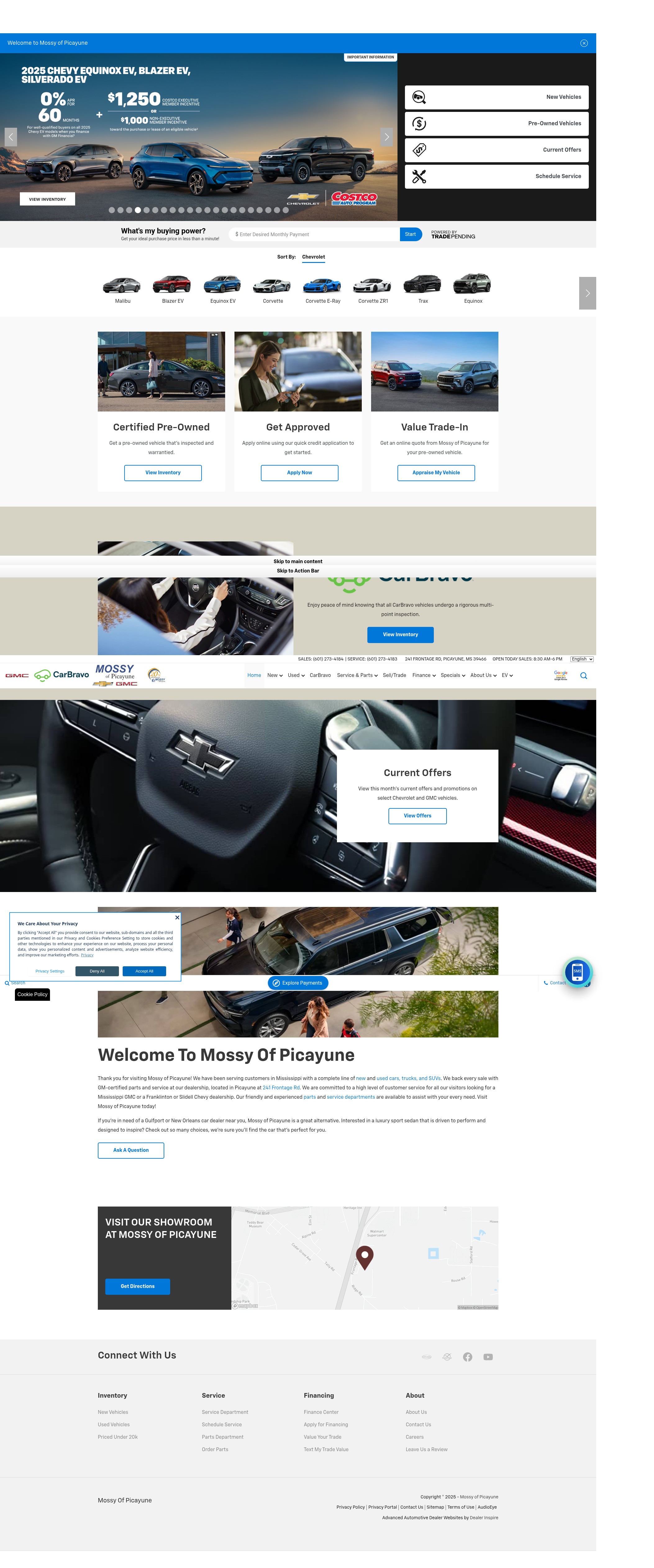 Screenshot of mossysuperstore.com