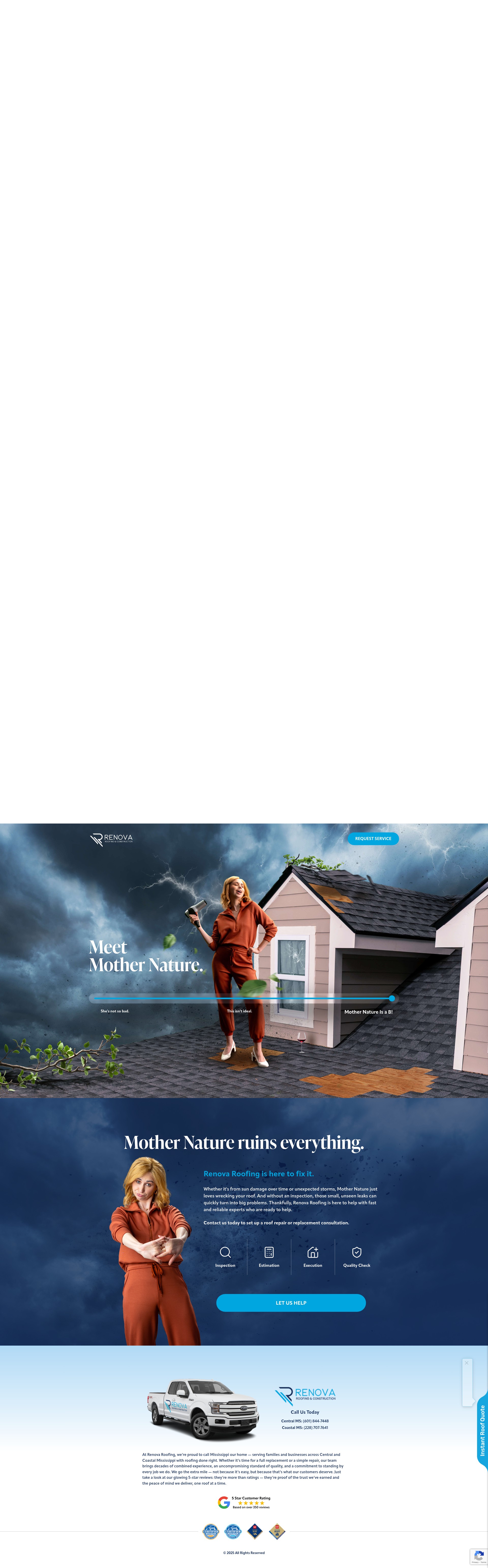 Screenshot of mothernatureisab.com