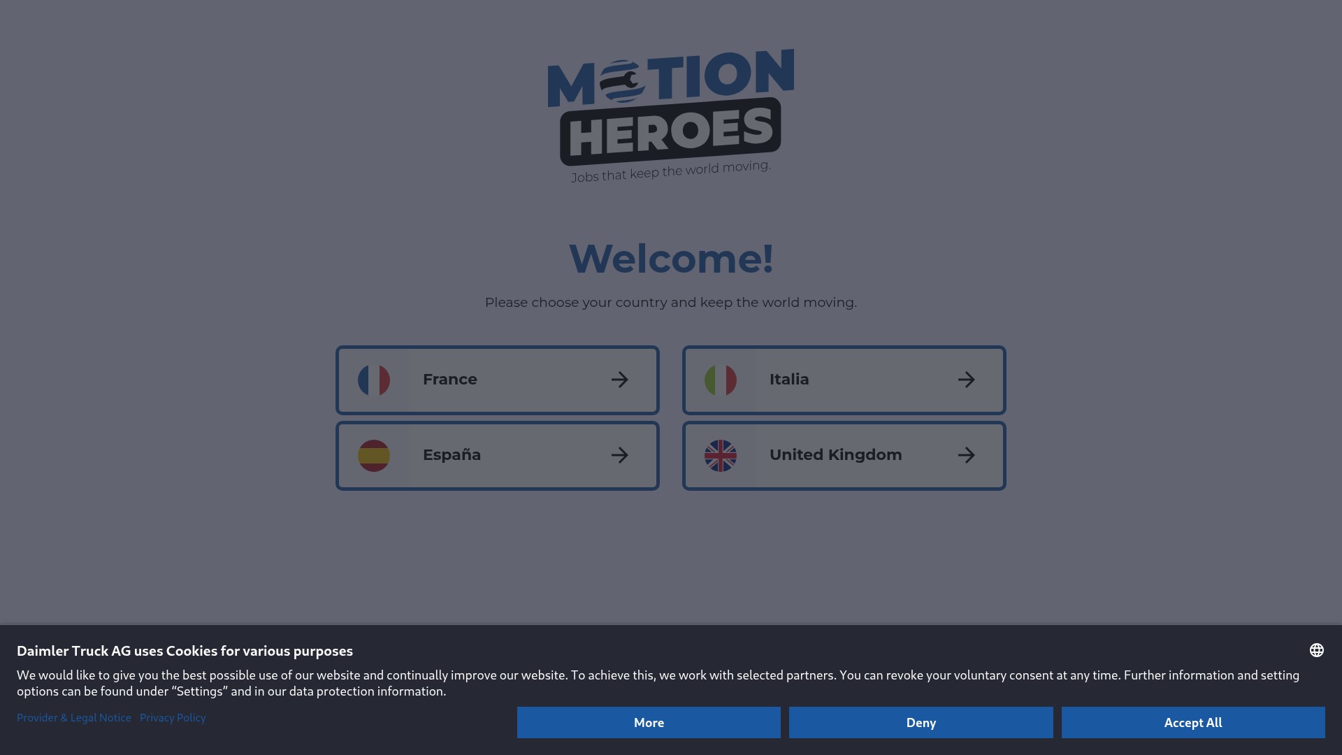 Screenshot of motion-heroes.com