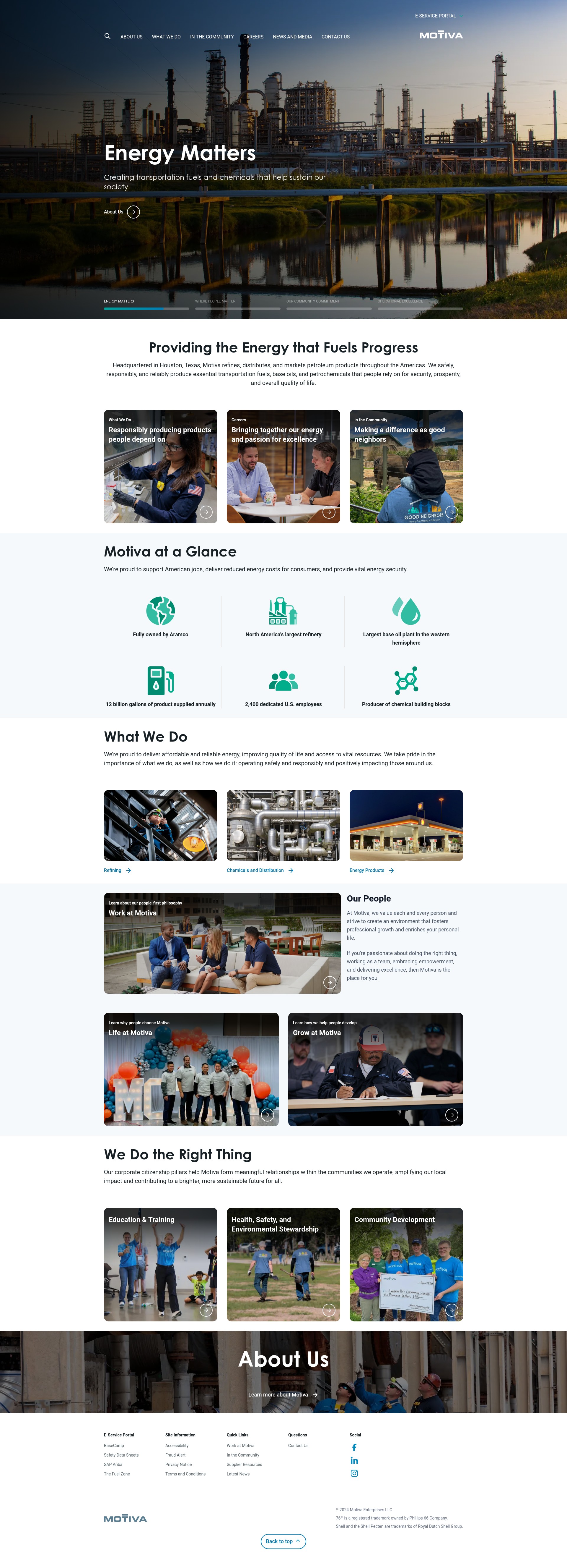 Screenshot of motiva.com