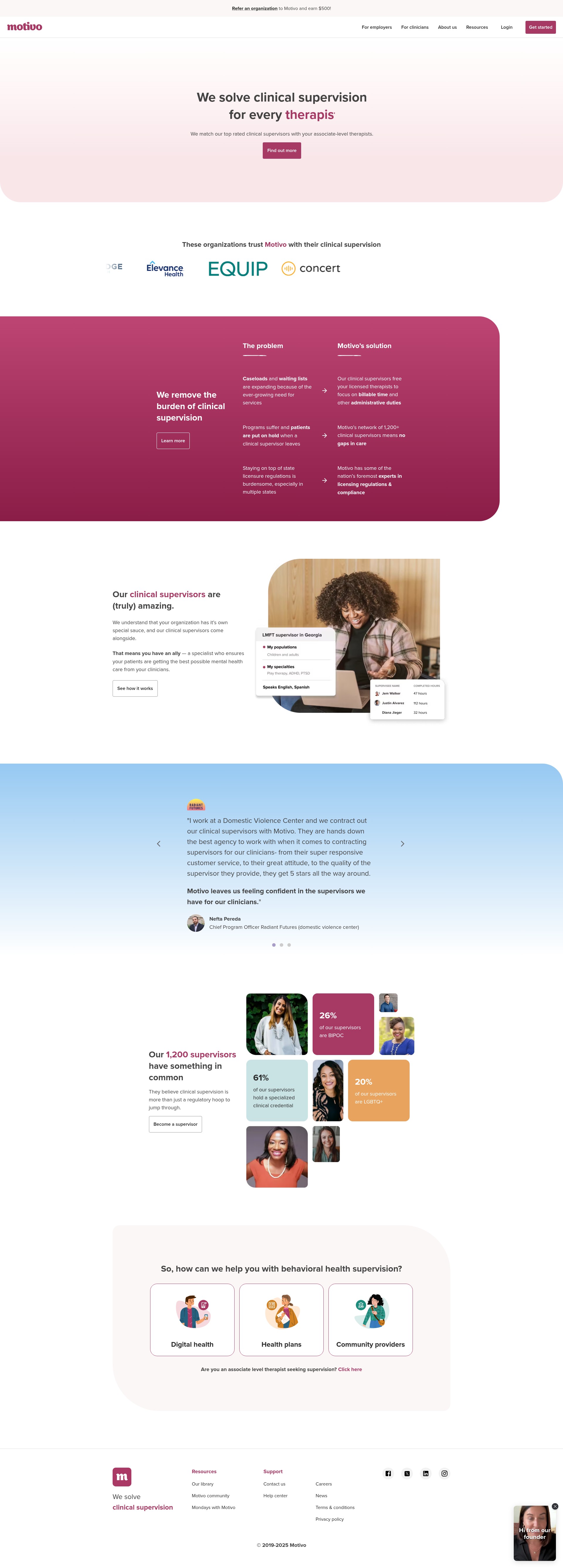 Screenshot of motivohealth.com