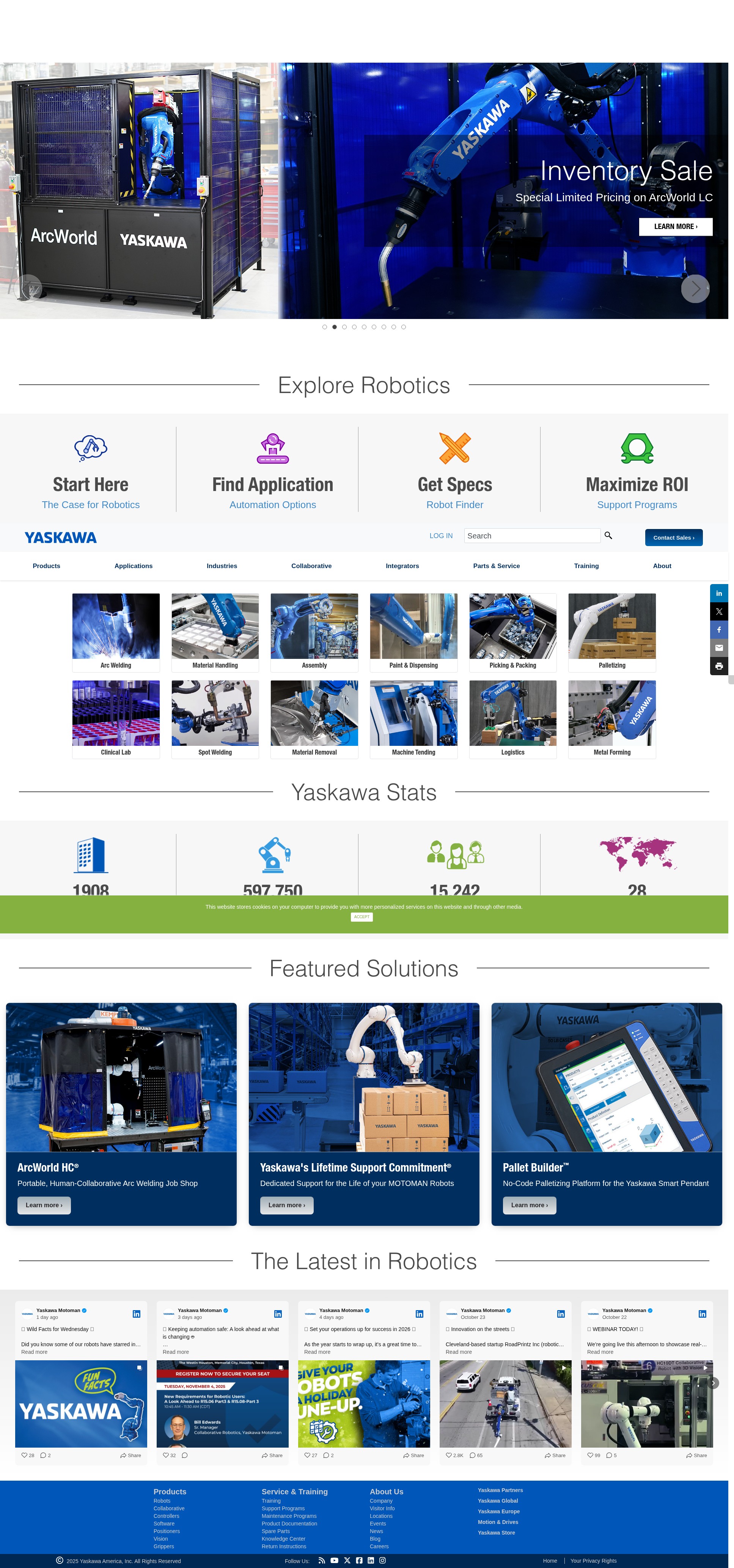 Screenshot of motoman.com