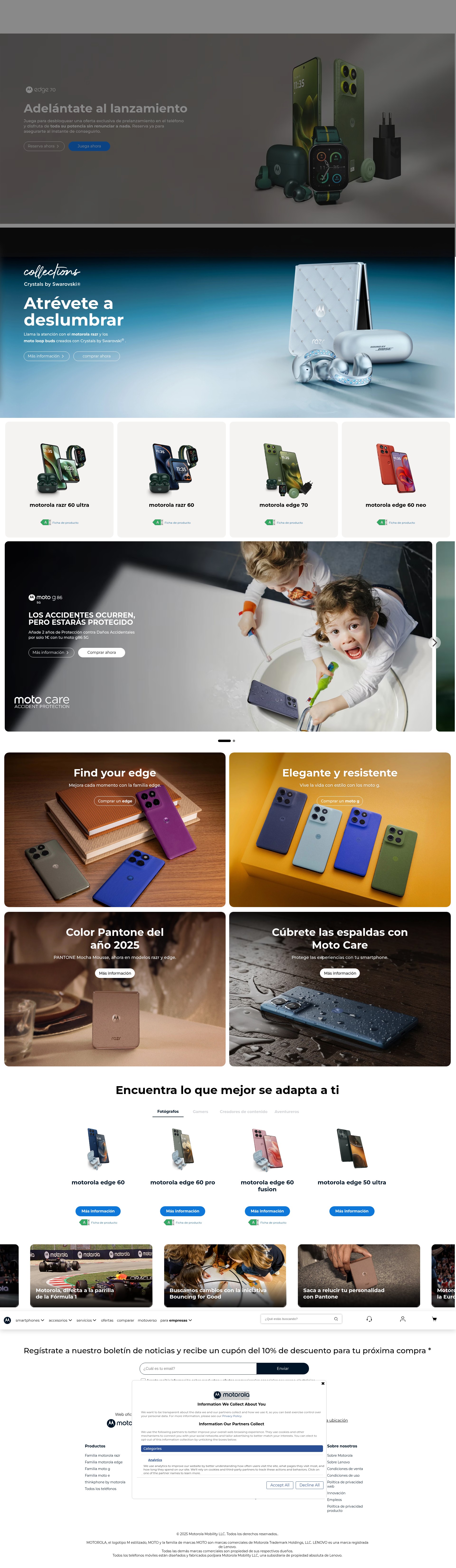 Screenshot of motorola.es