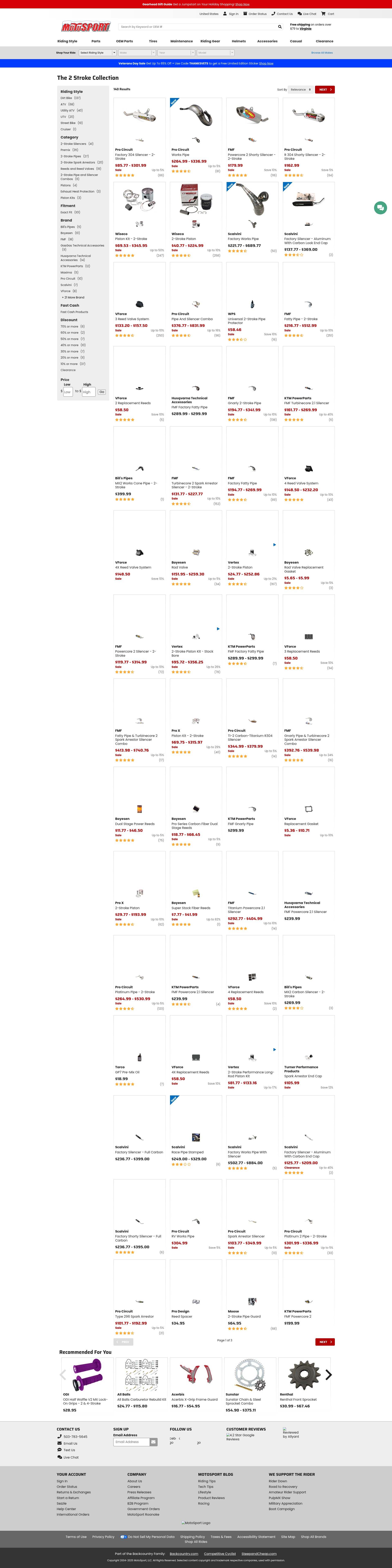 Screenshot of motosport.com