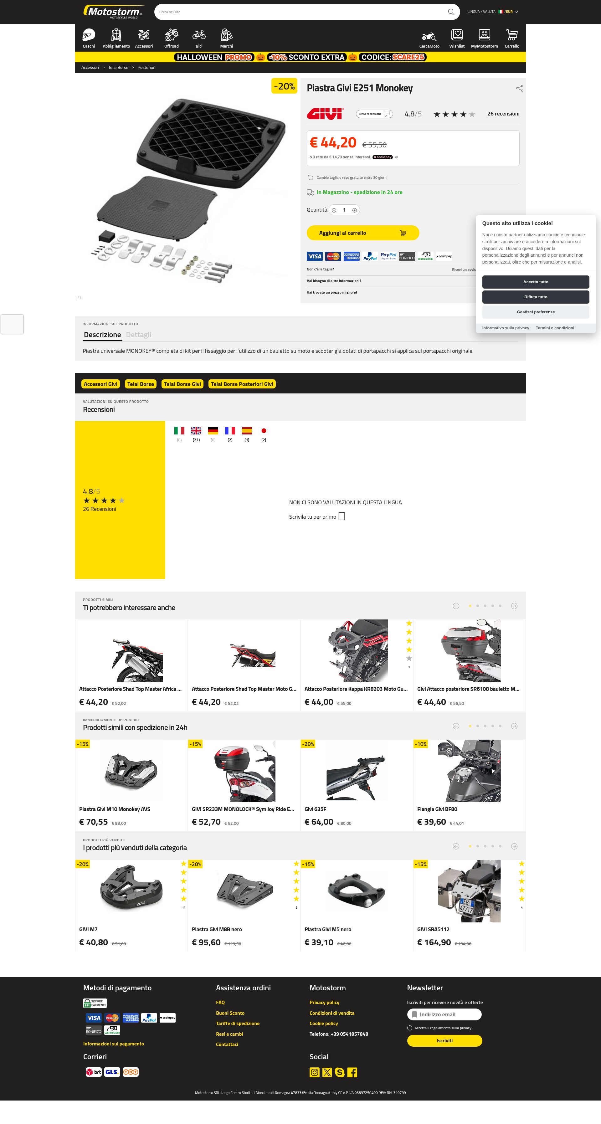 Screenshot of motostorm.it
