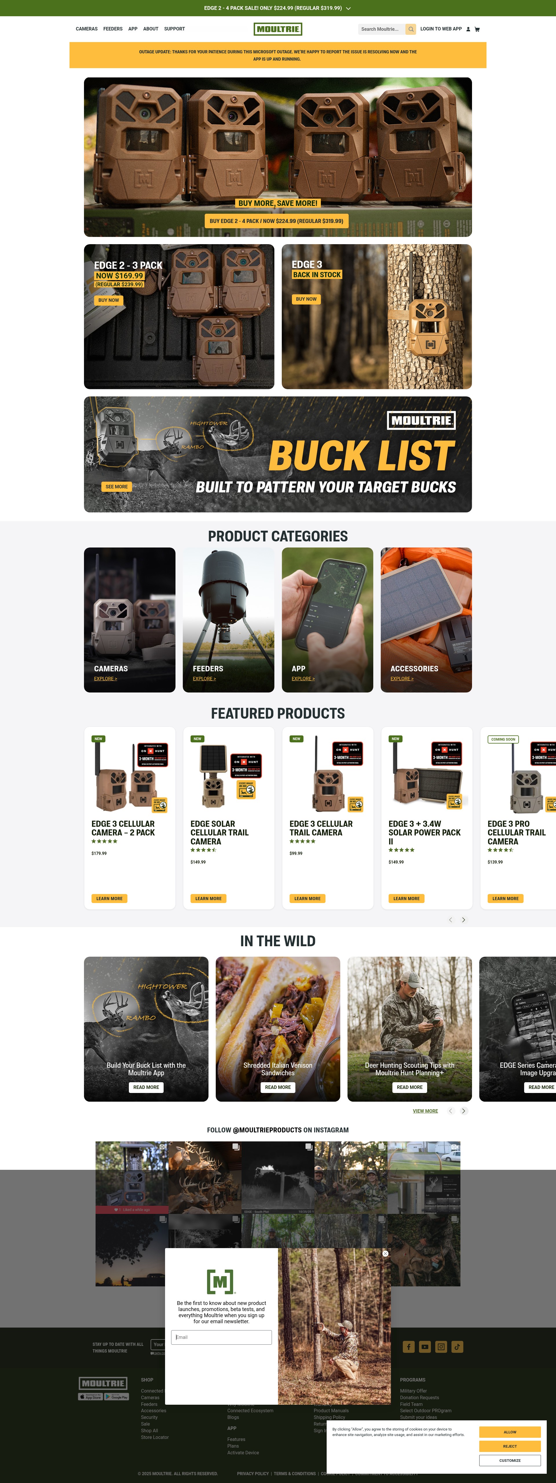 Screenshot of moultriemobile.com