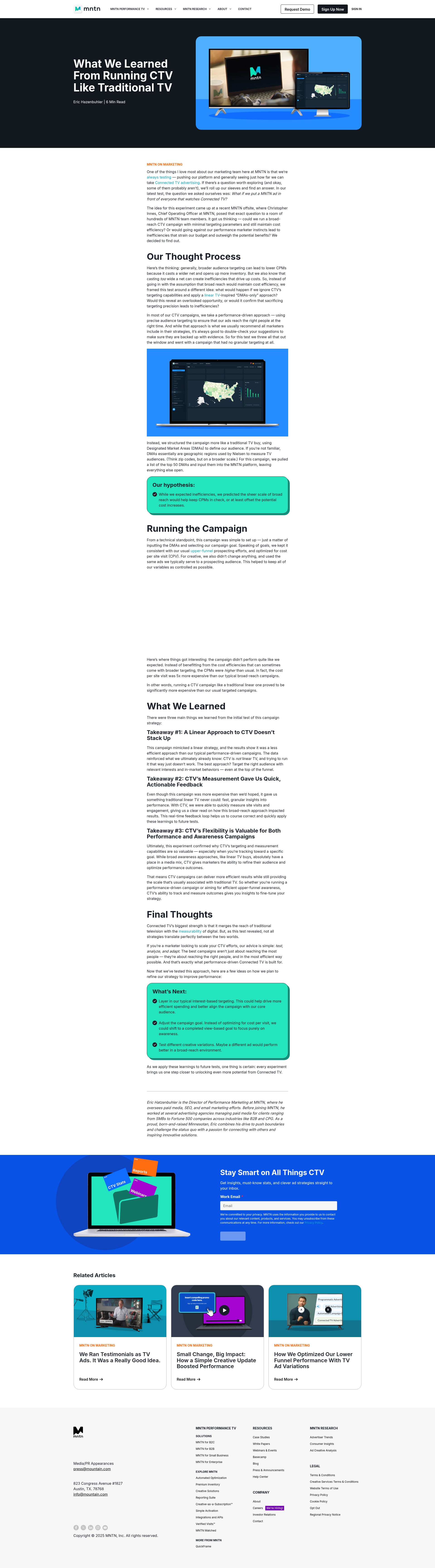 Screenshot of mountain.com