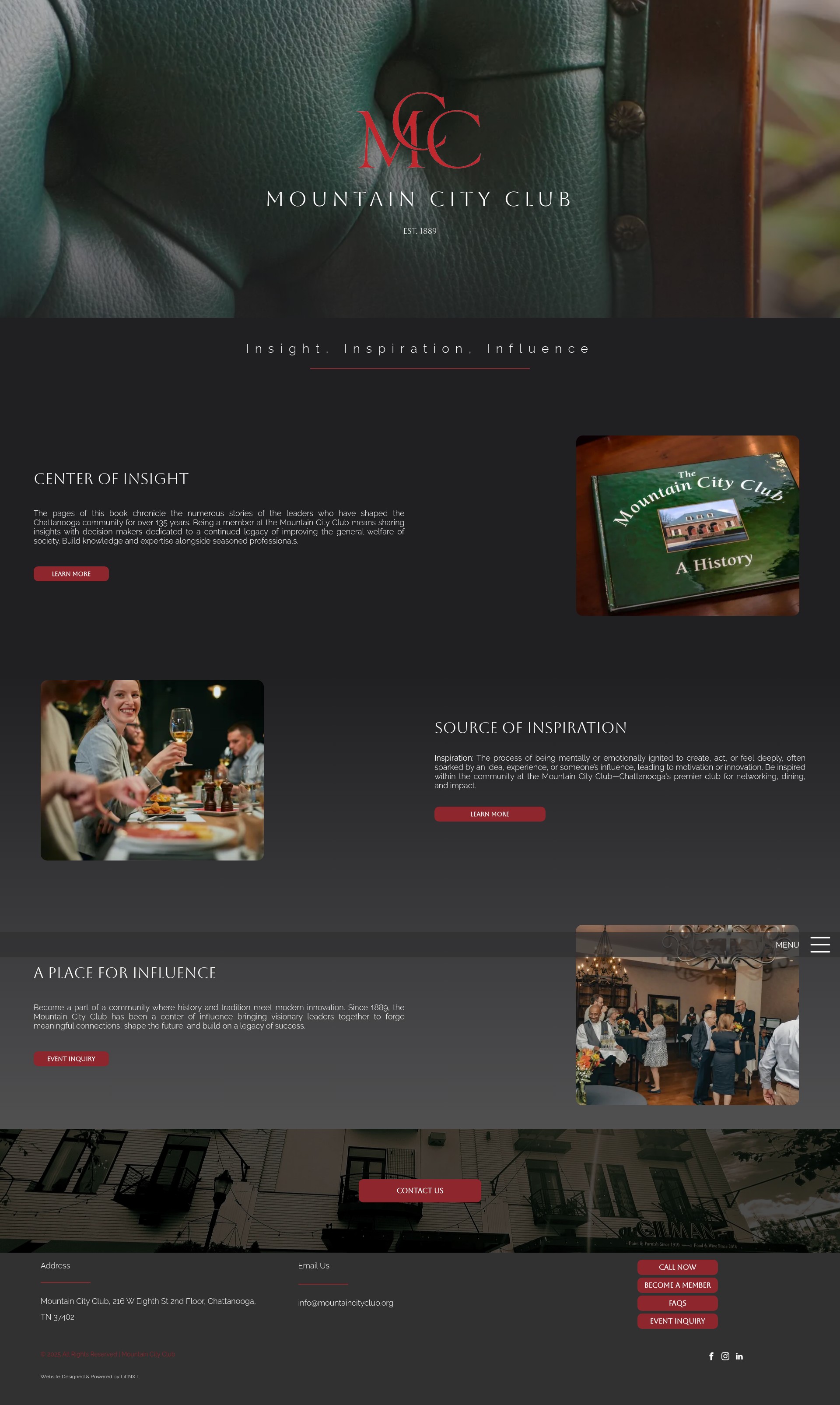 Screenshot of mountaincityclub.org