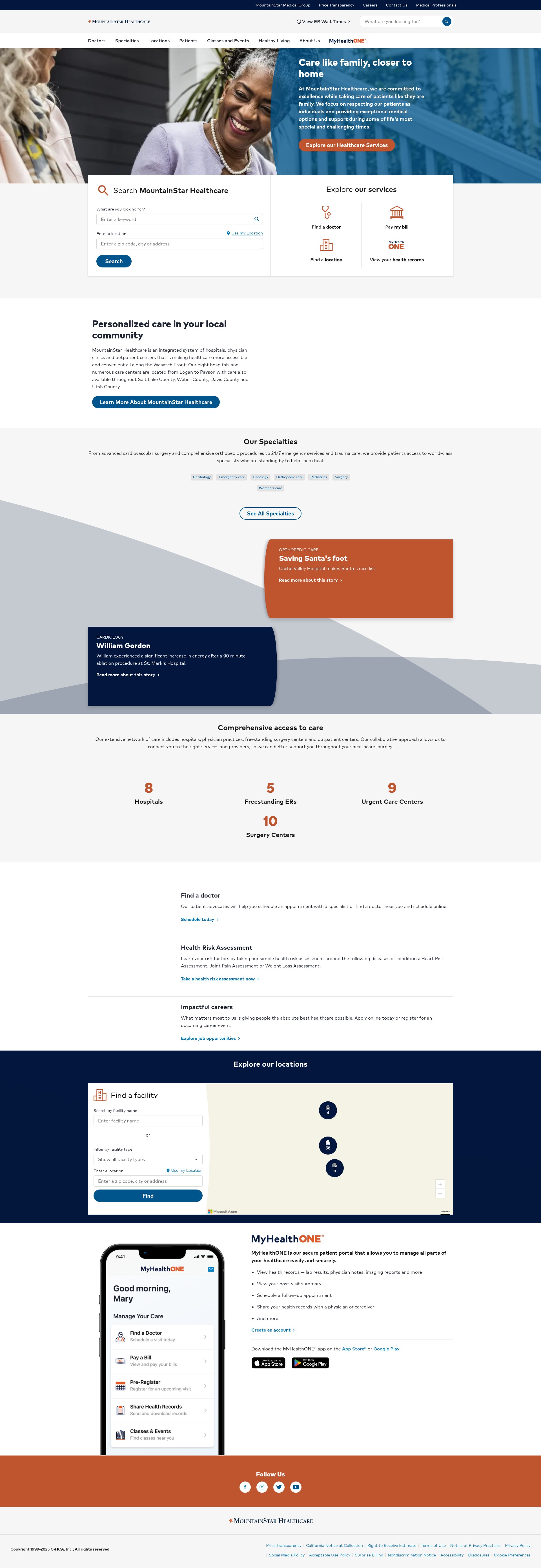 Screenshot of mountainstar.com