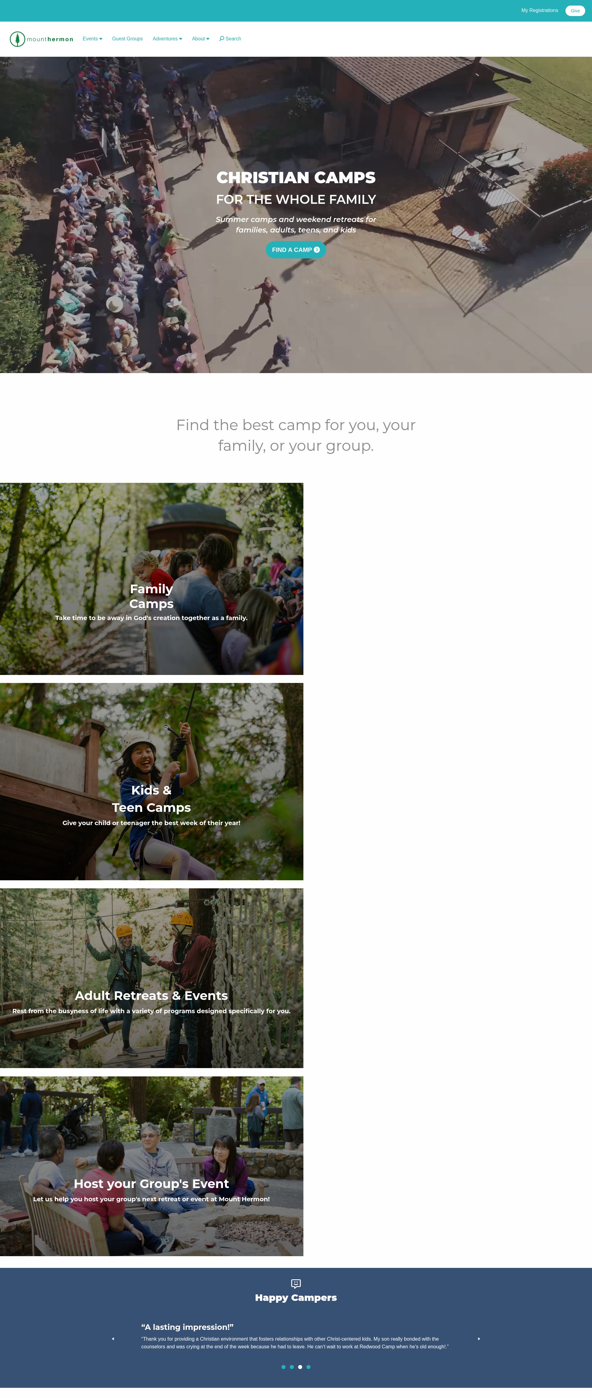 Screenshot of mounthermon.org