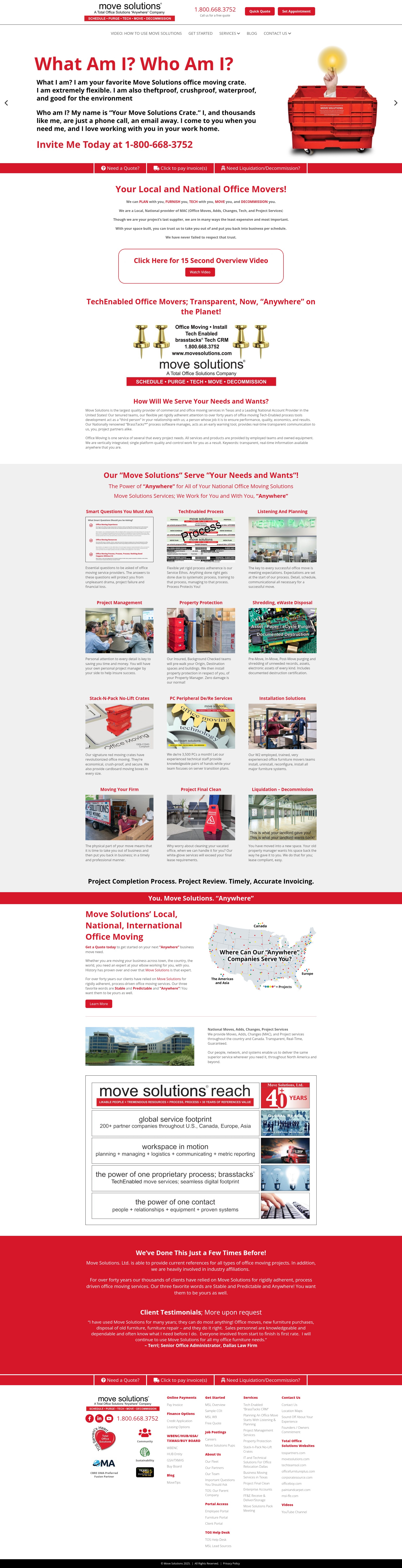 Screenshot of movesolutions.com