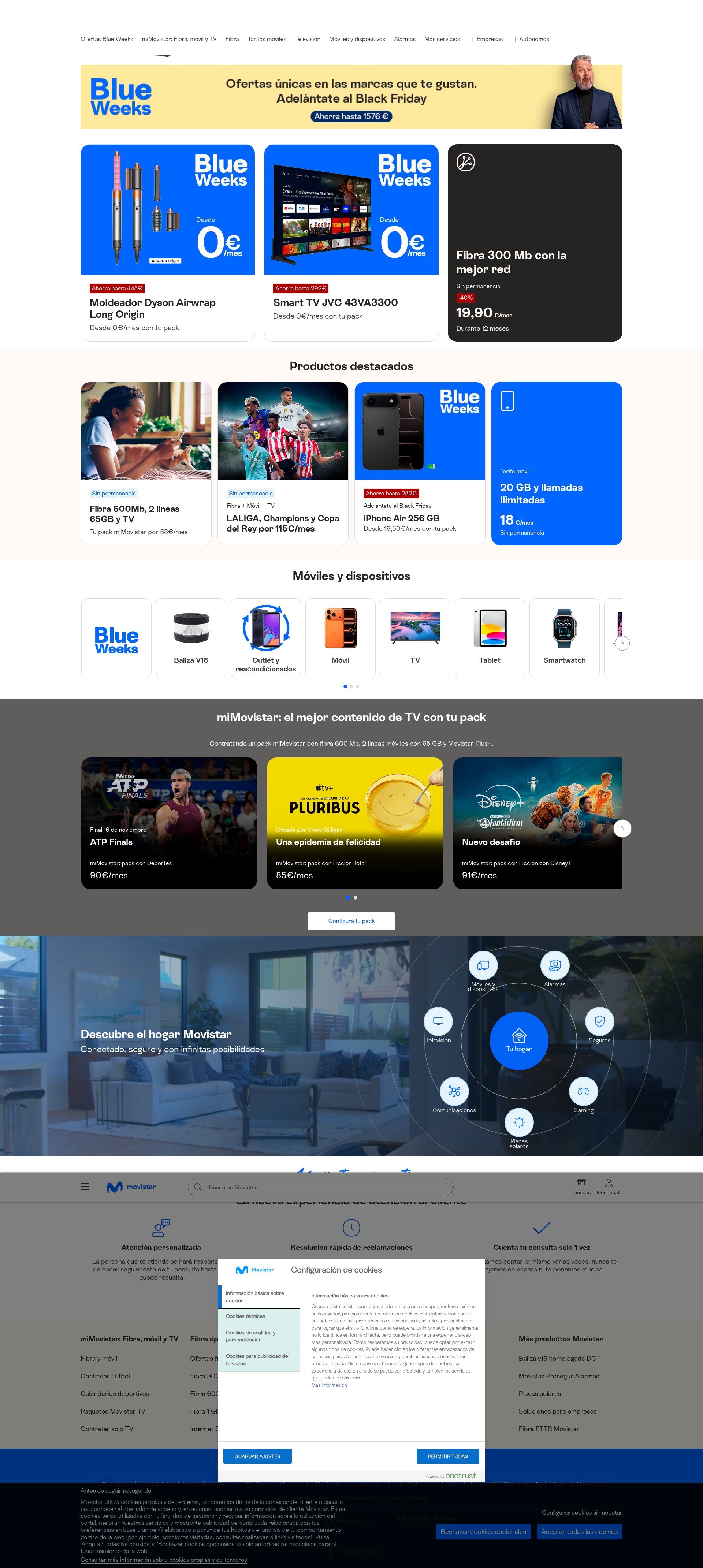 Screenshot of movistar.es