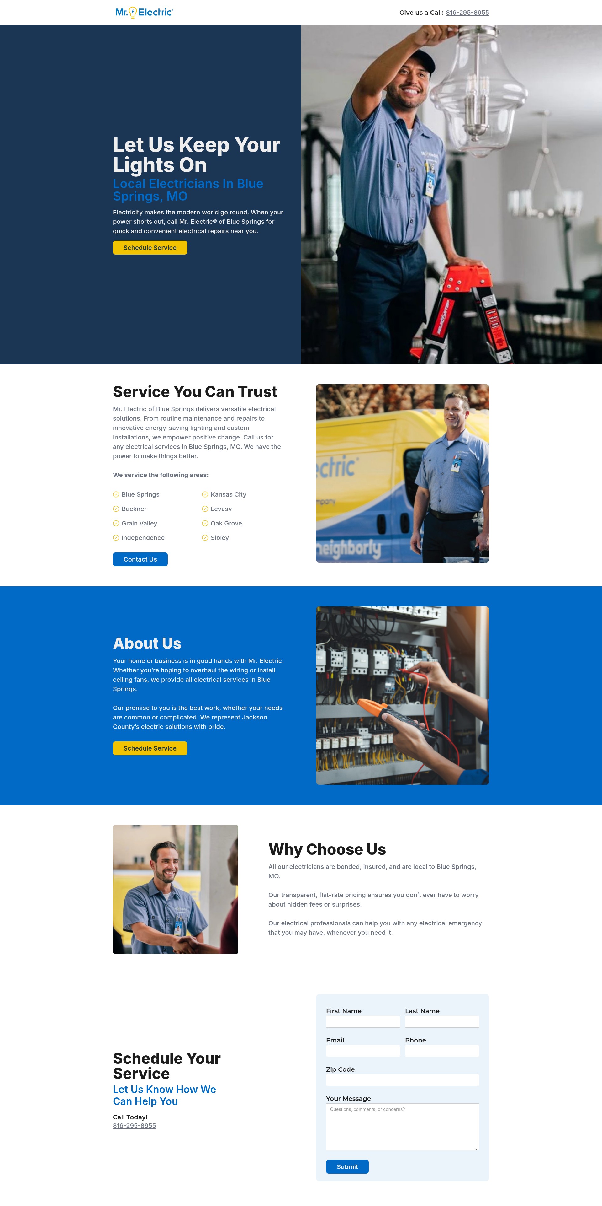 Screenshot of mr-electric-blue-strings.display-pages.com