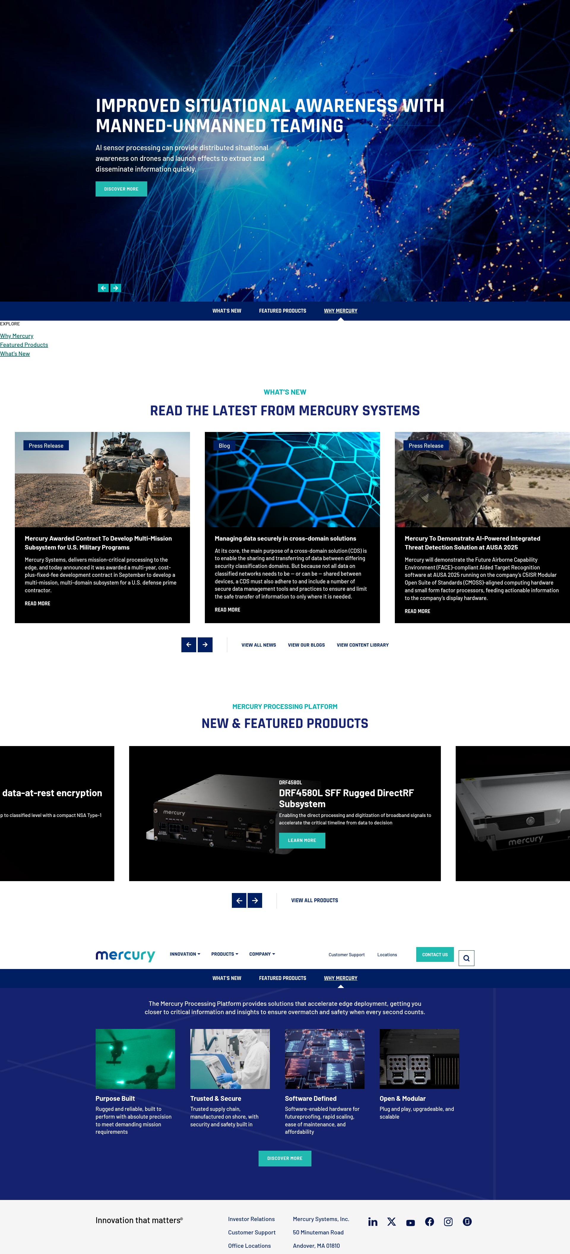 Screenshot of mrcy.com