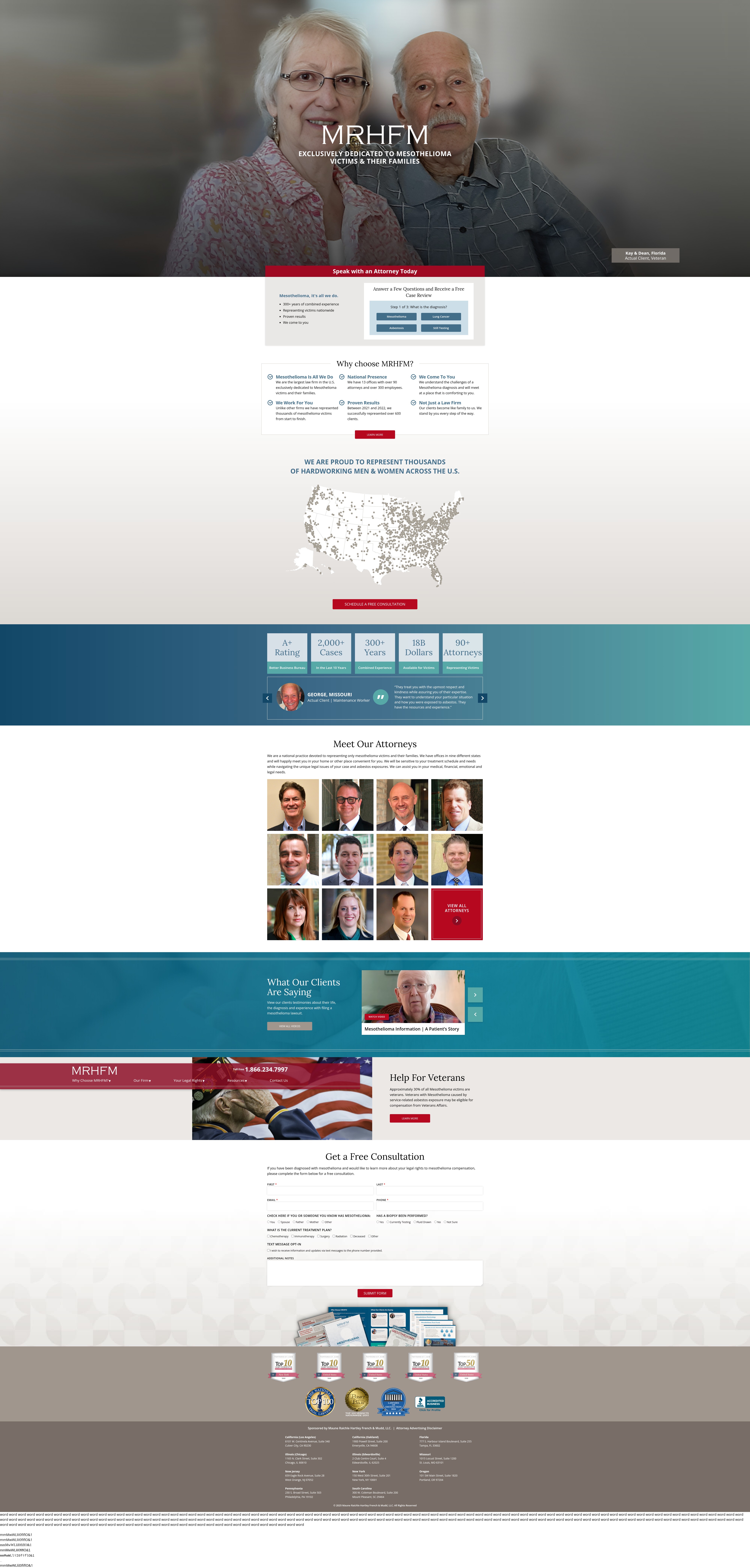 Screenshot of mrhfmlawfirm.com