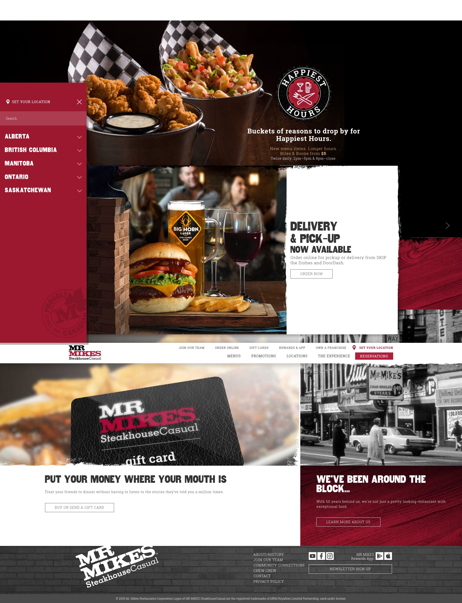 Screenshot of mrmikes.ca