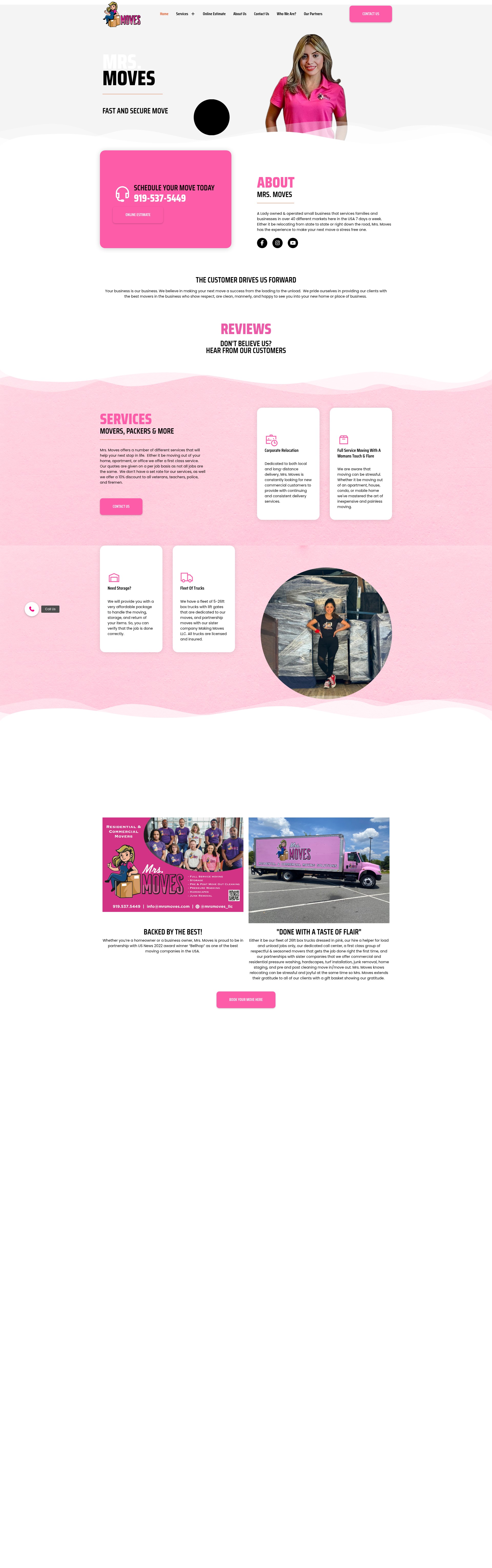 Screenshot of mrsmoves.com