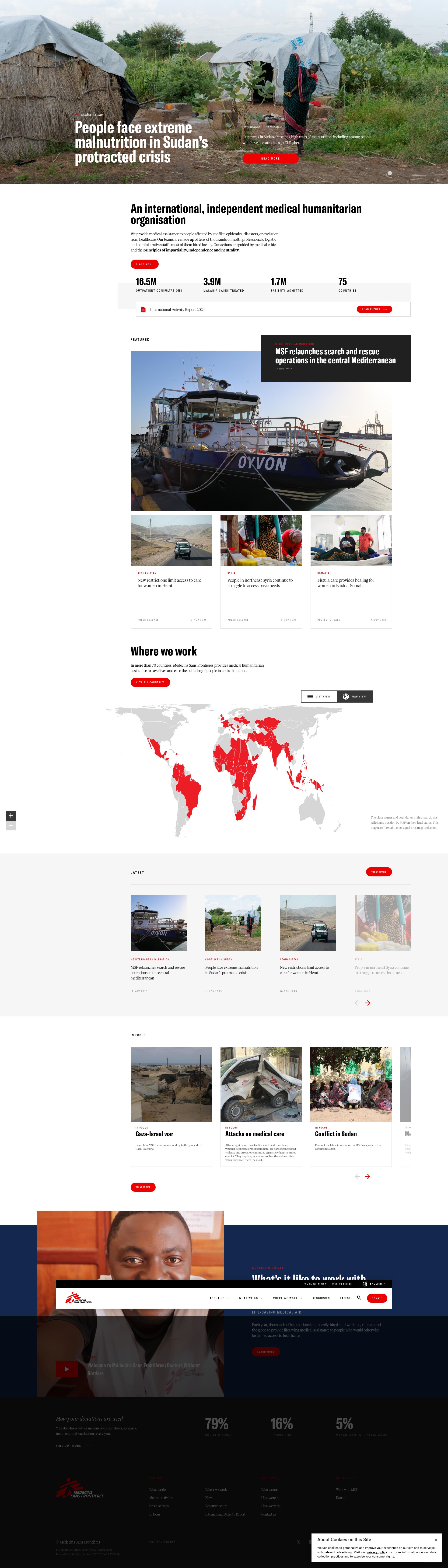 Screenshot of msf.org