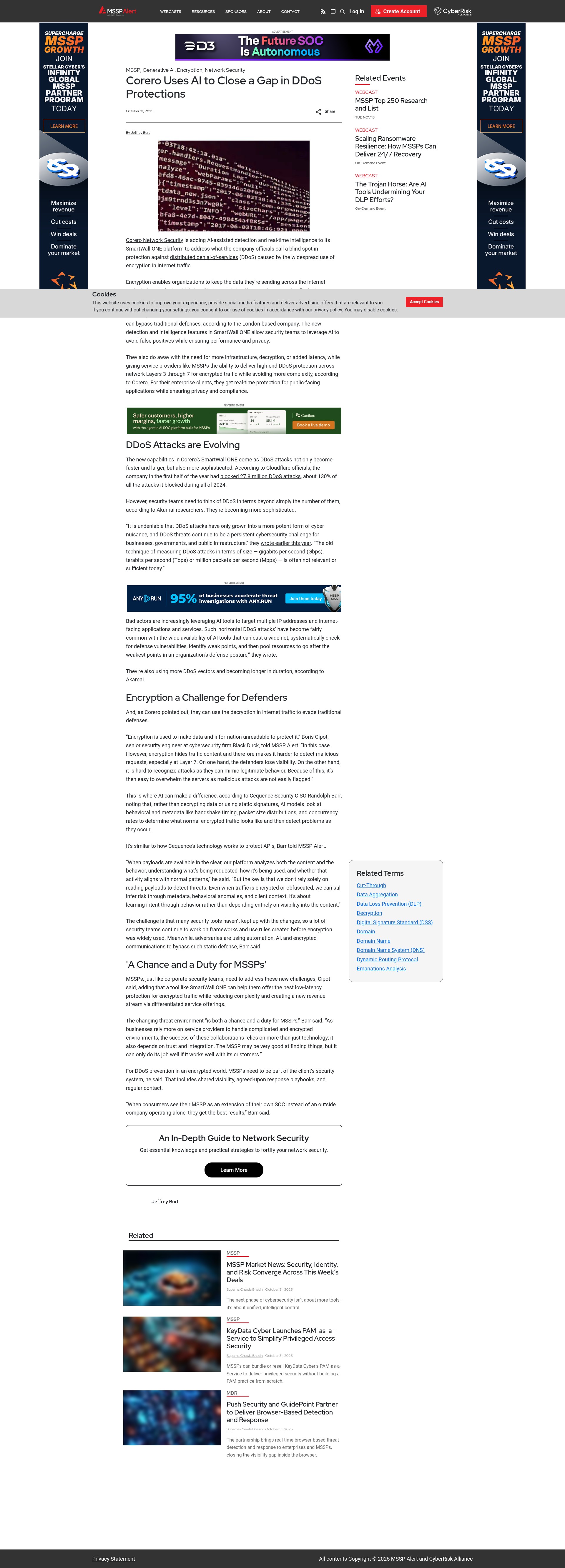Screenshot of msspalert.com