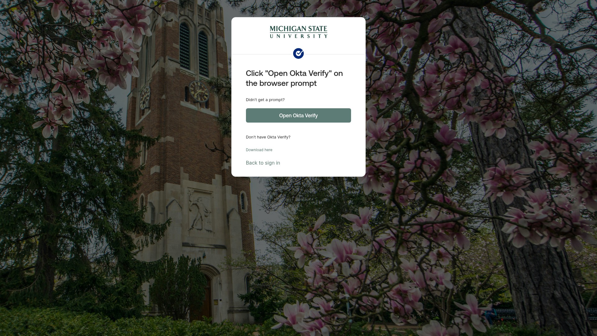 Screenshot of msu.co1.qualtrics.com