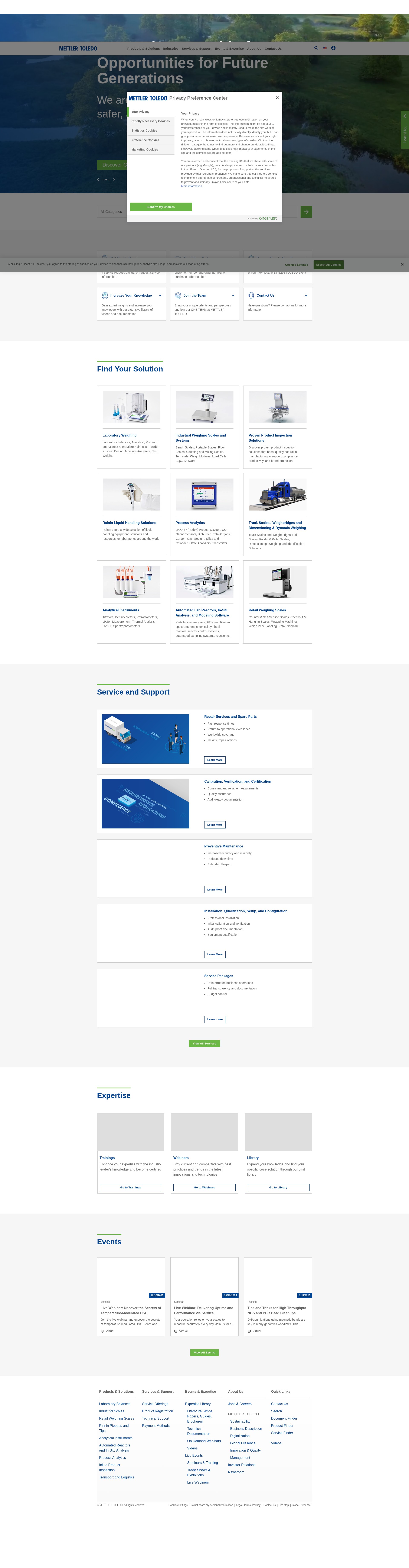 Screenshot of mt.com