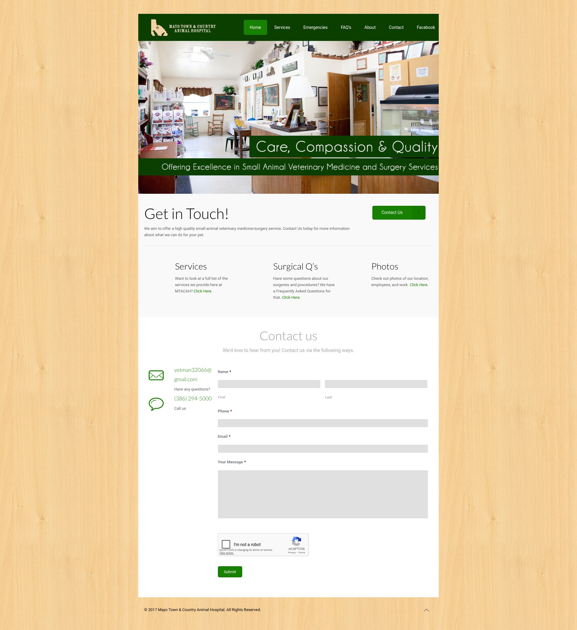 Screenshot of mtacah.com