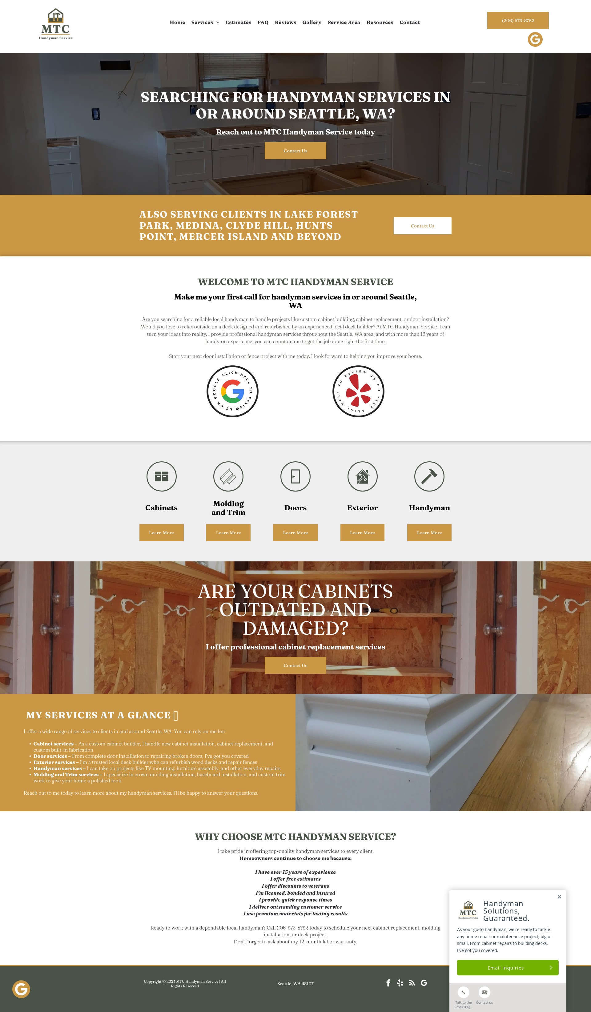Screenshot of mtcwa.com