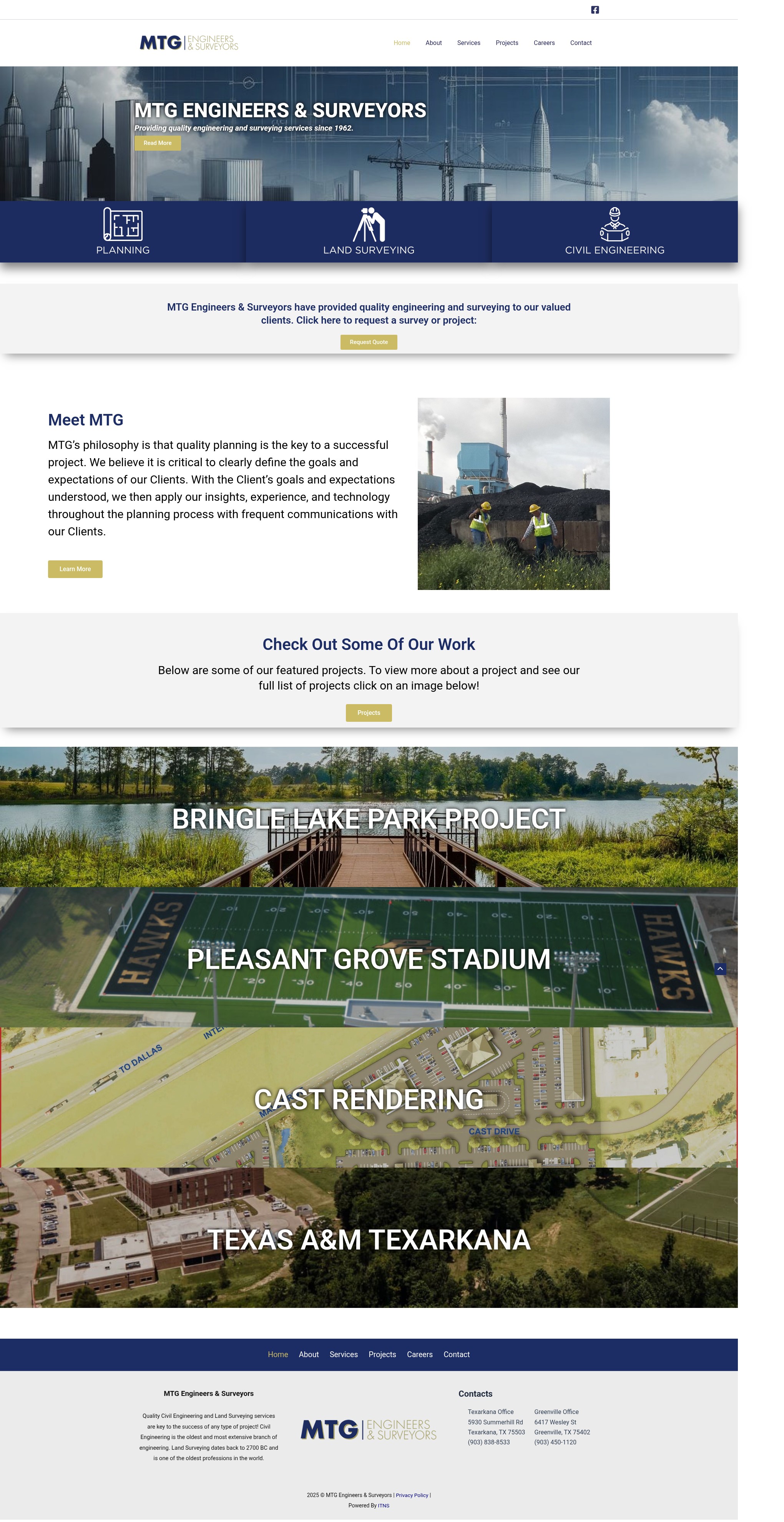 Screenshot of mtgengineers.com