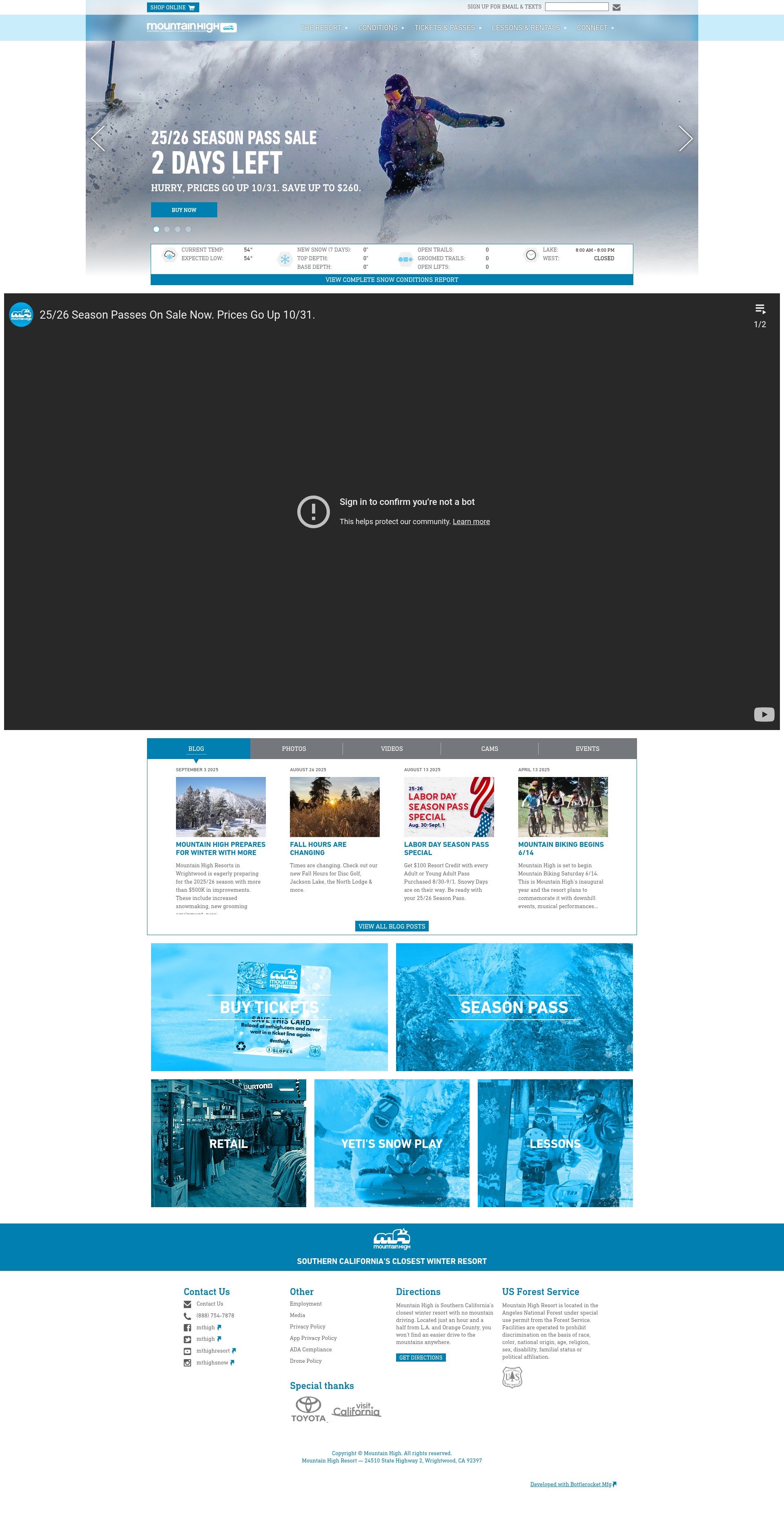 Screenshot of mthigh.com