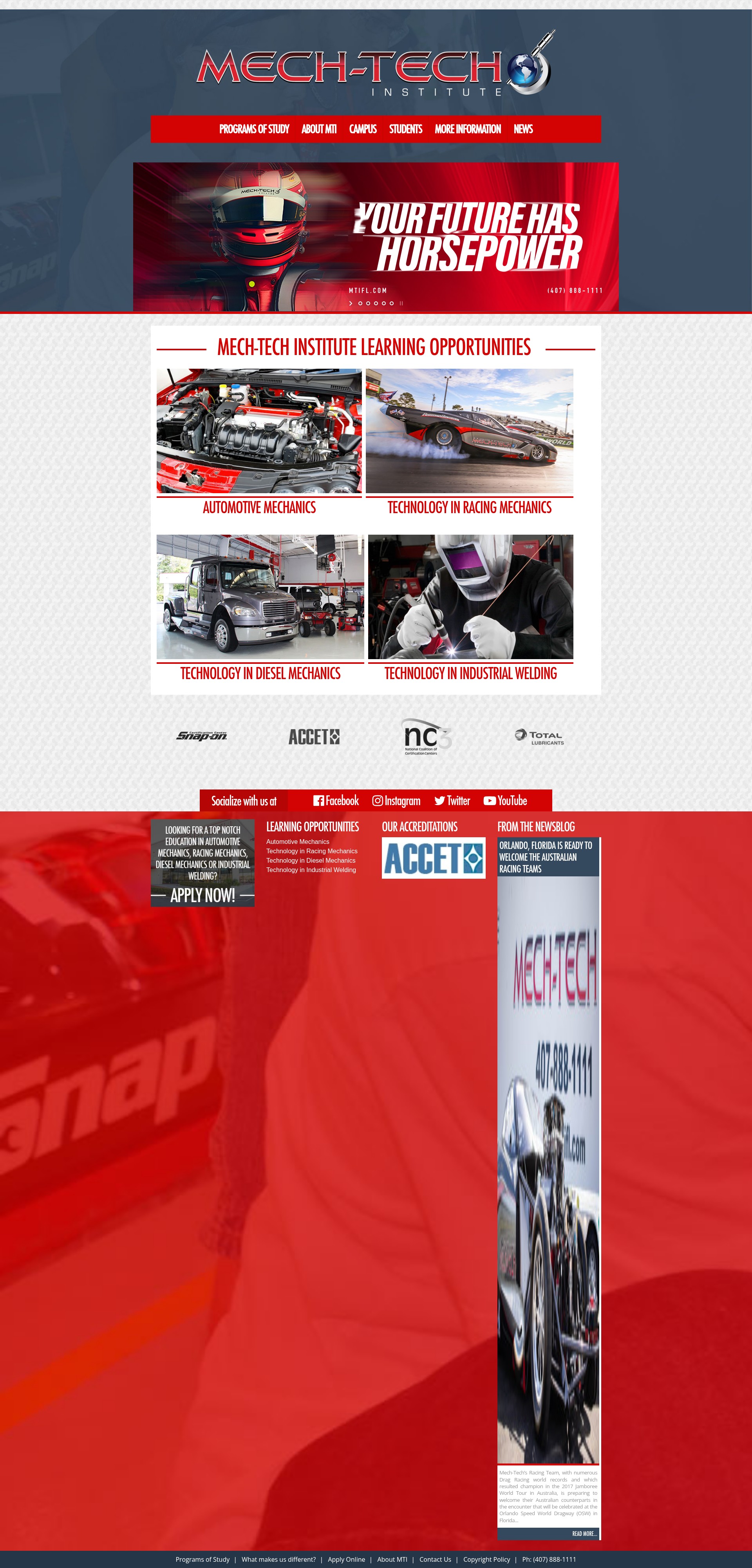 Screenshot of mtifl.com