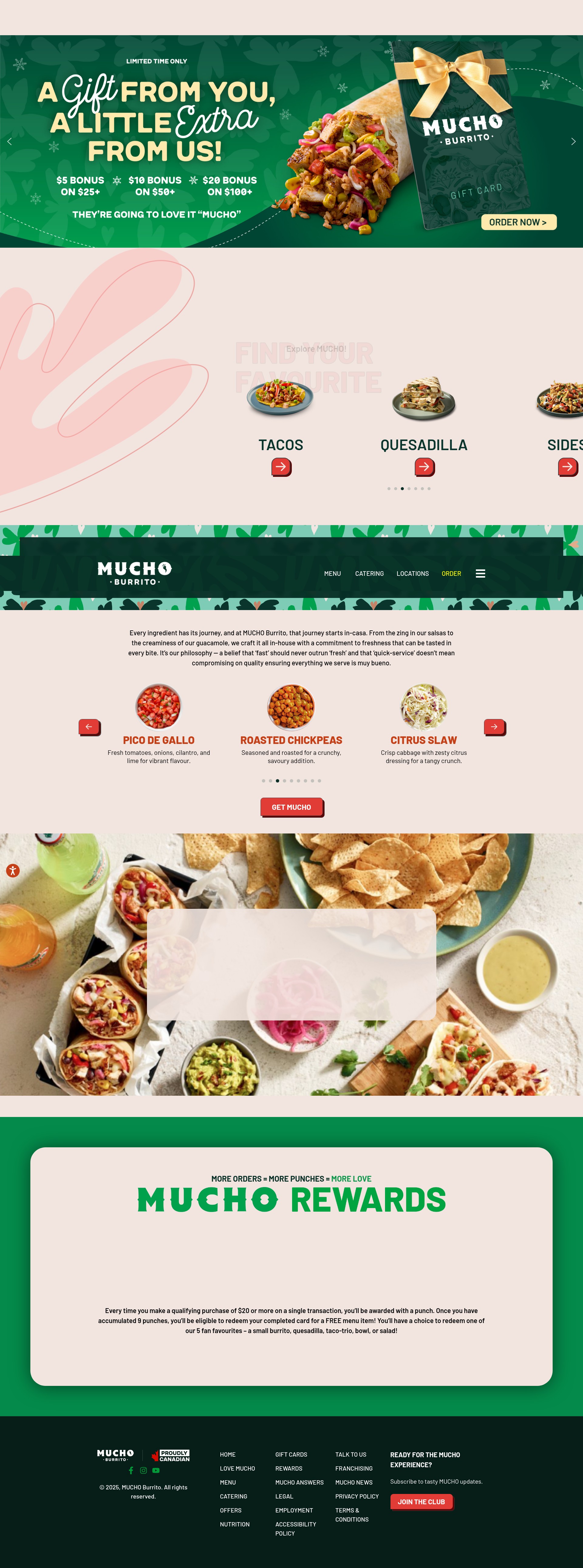 Screenshot of muchoburrito.com
